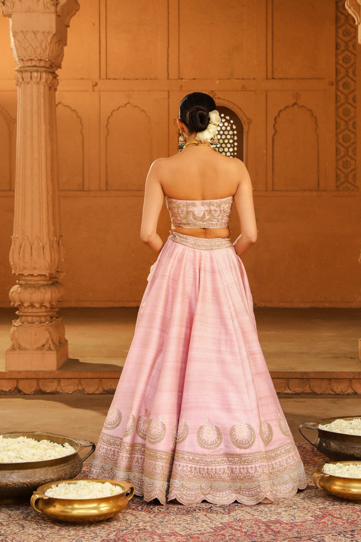 Blush Pink Razana Lehenga Set