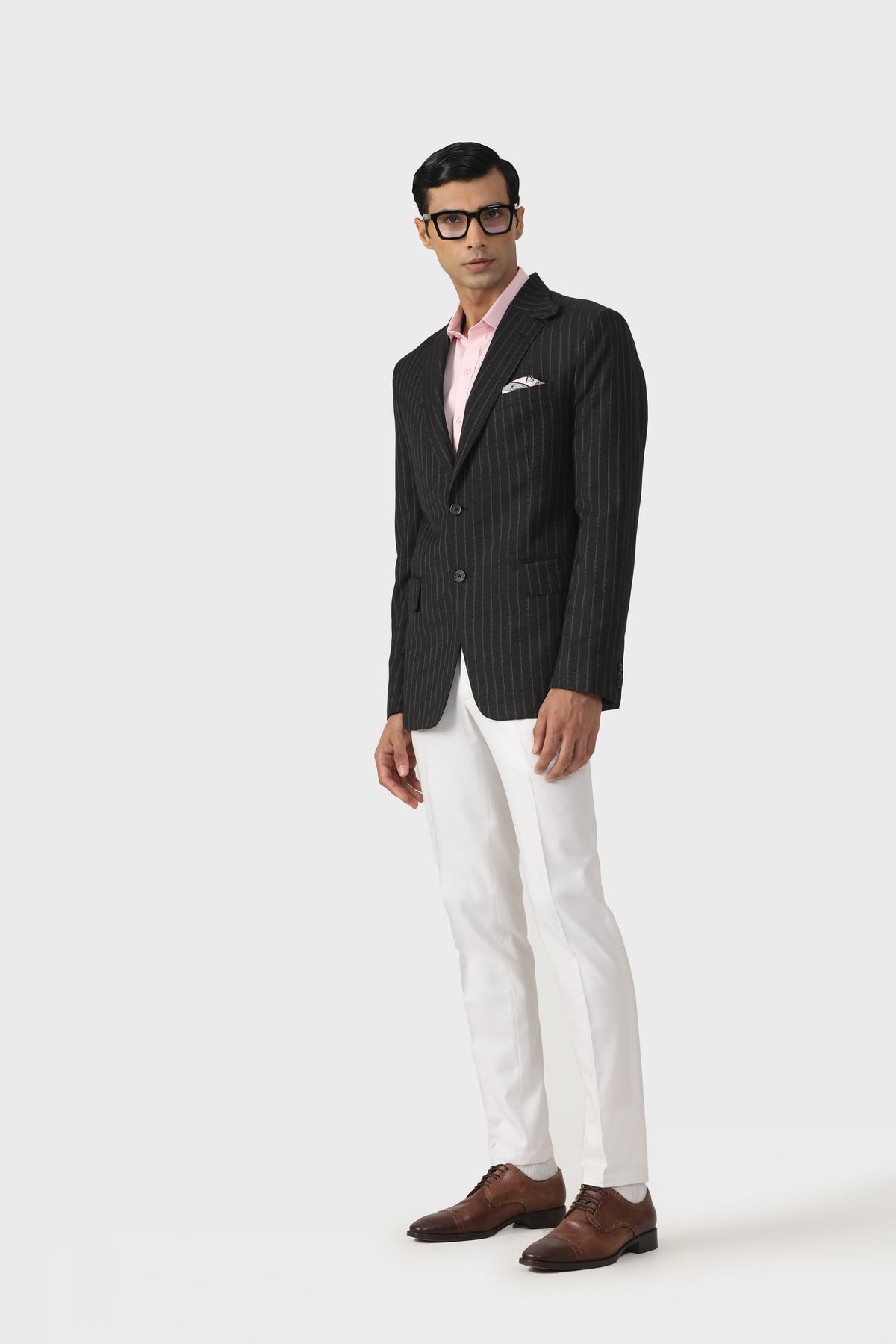 Elite Traveller&#39;s Pinstripe Jacket