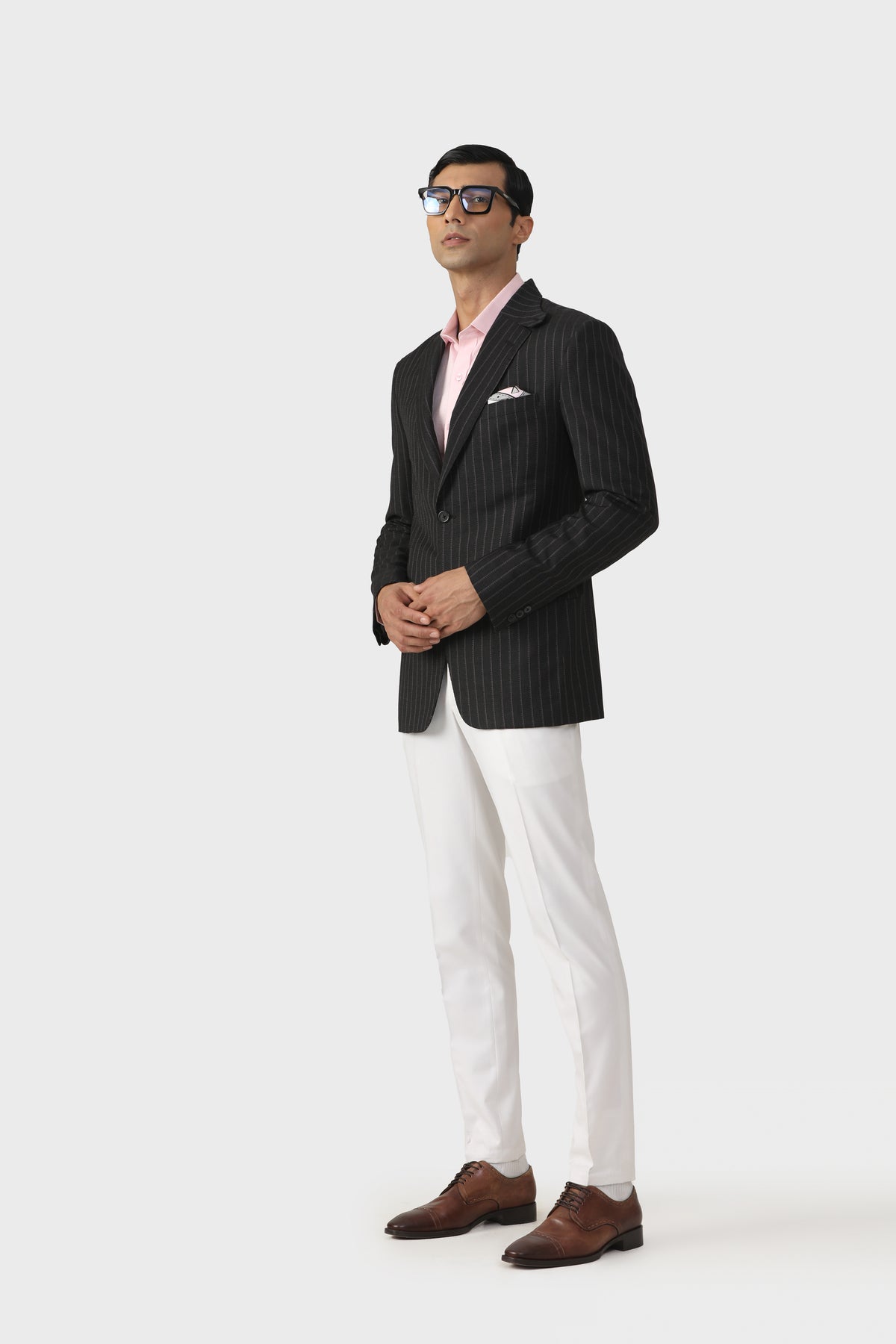 Elite Traveller&#39;s Pinstripe Jacket