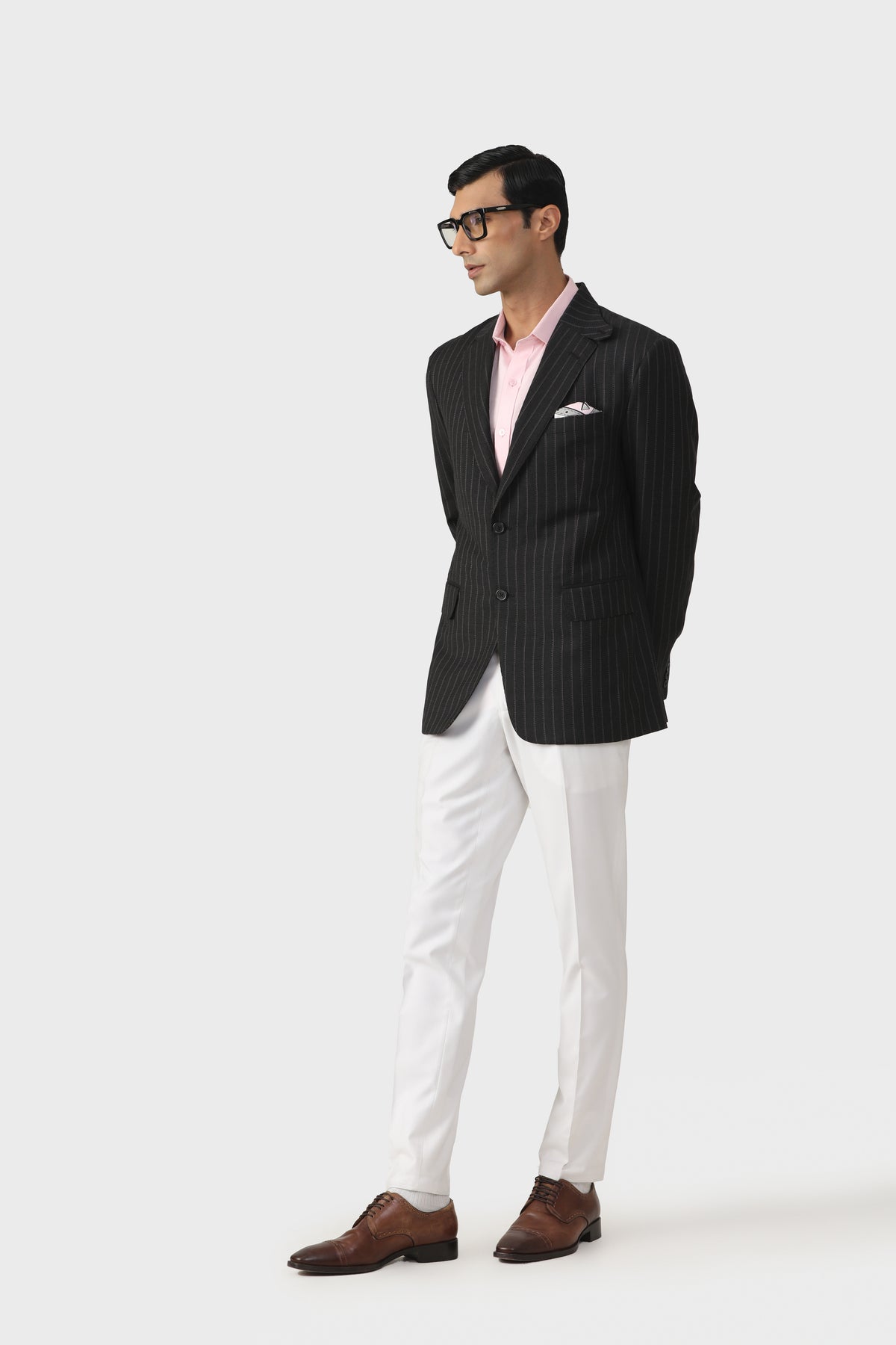 Elite Traveller&#39;s Pinstripe Jacket
