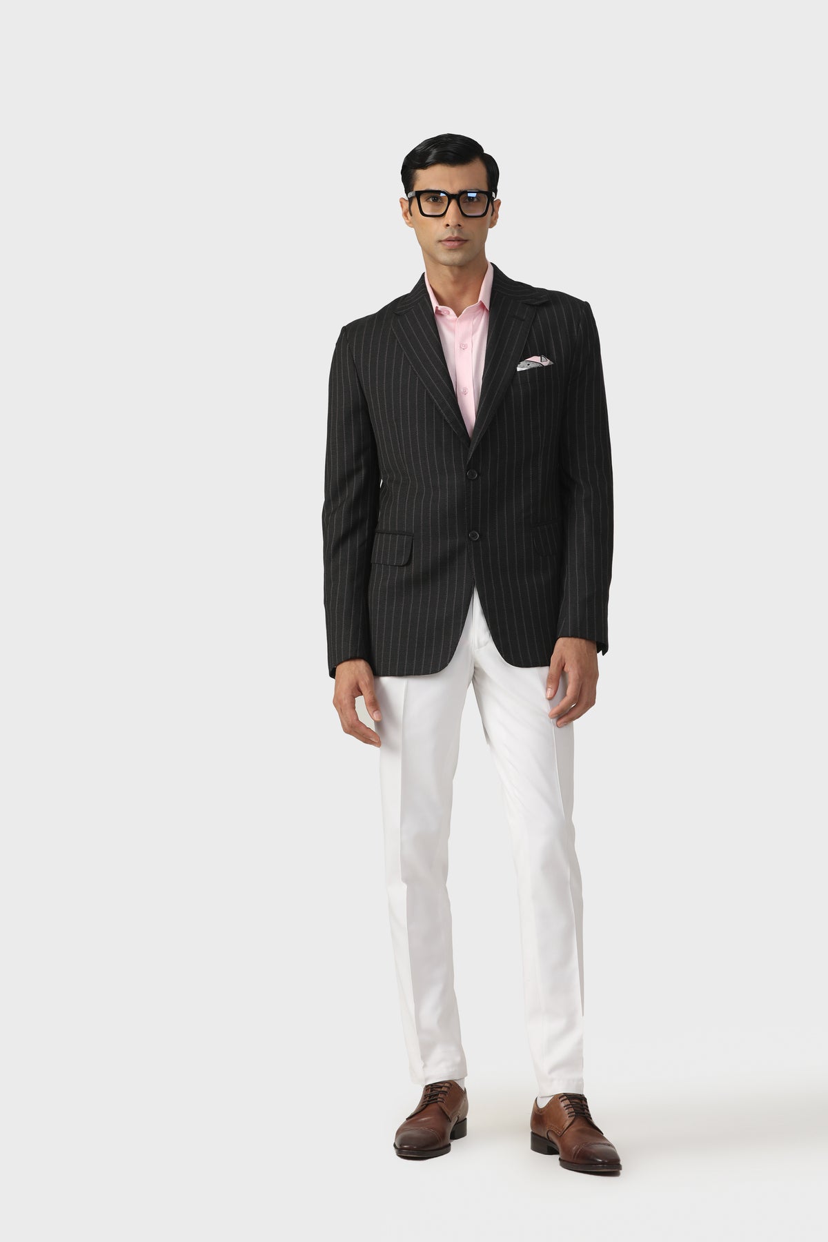 Elite Traveller&#39;s Pinstripe Jacket