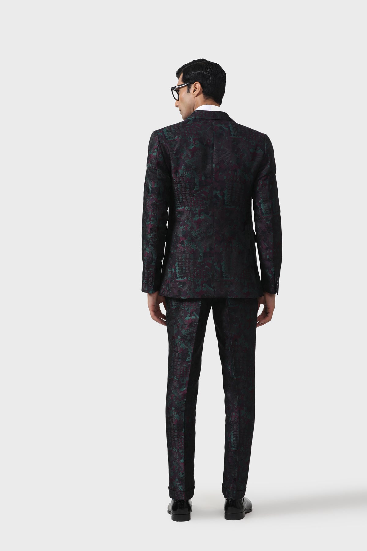 Sartorial Splendour Multicoloured Tuxedo Jacket