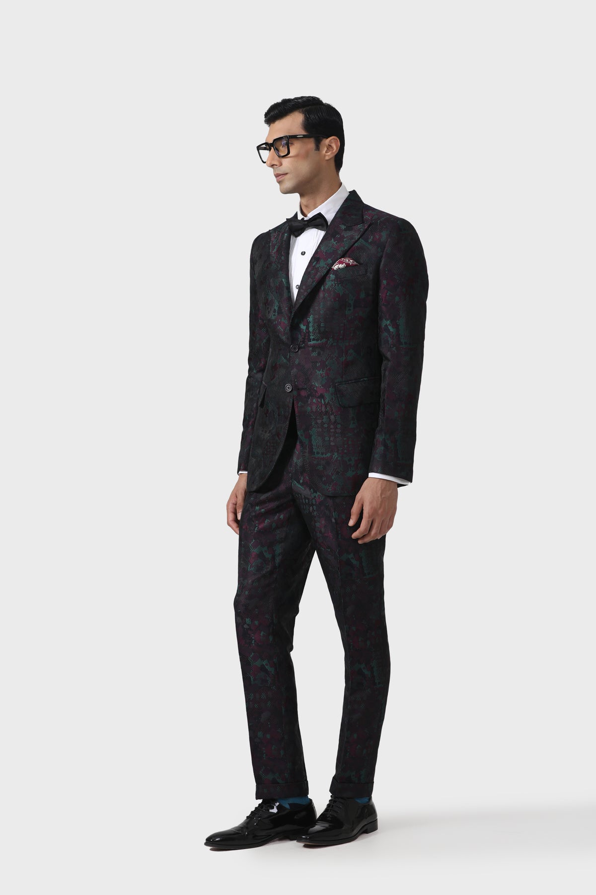 Sartorial Splendour Multicoloured Tuxedo Jacket