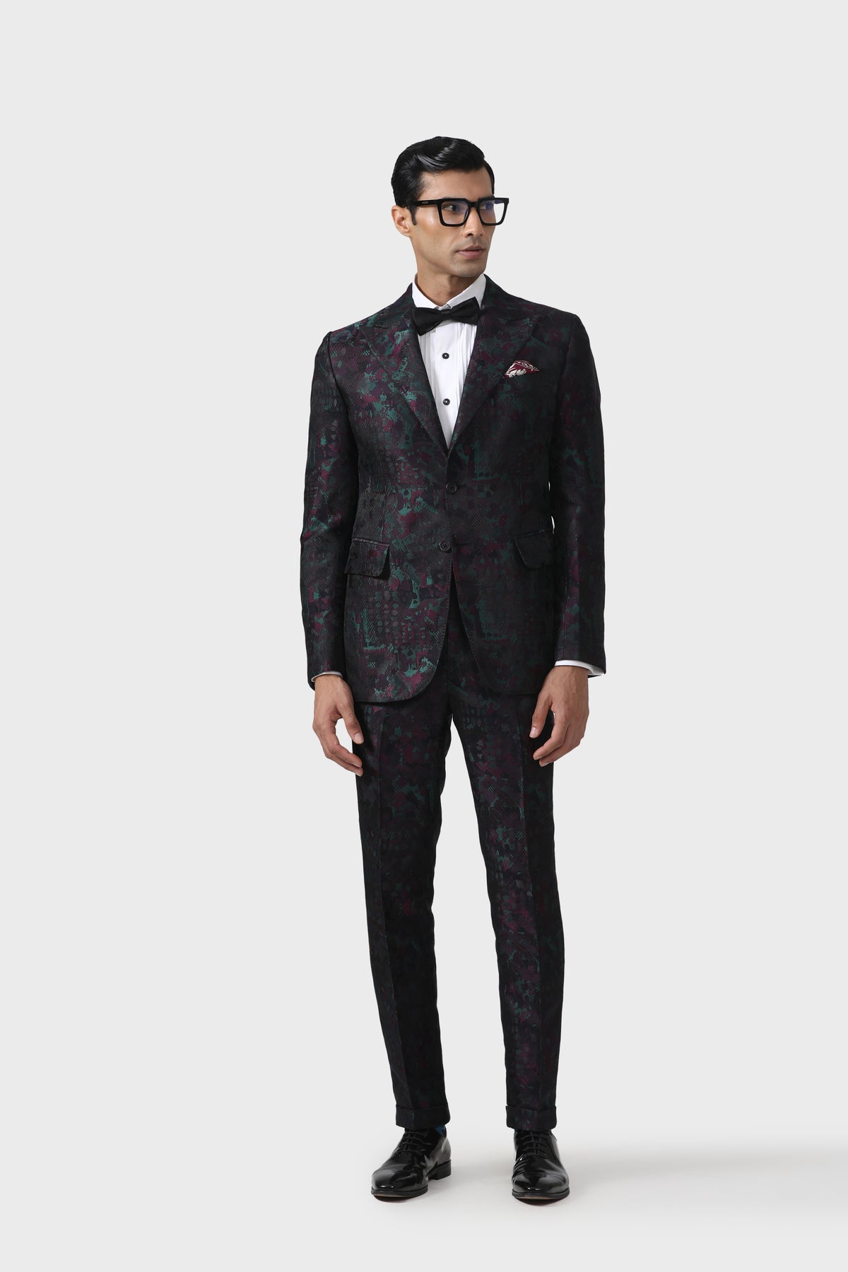 Sartorial Splendour Multicoloured Tuxedo Jacket