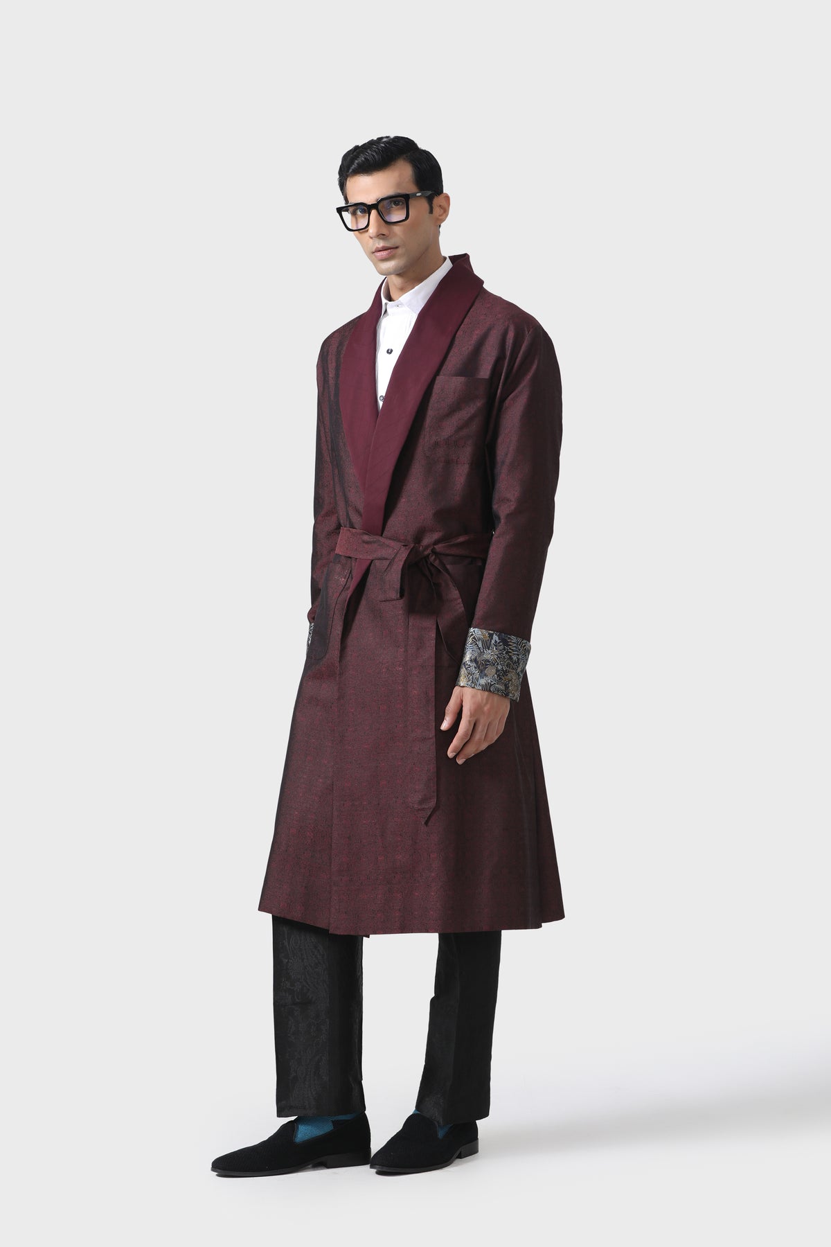 Wine Maroon Robe