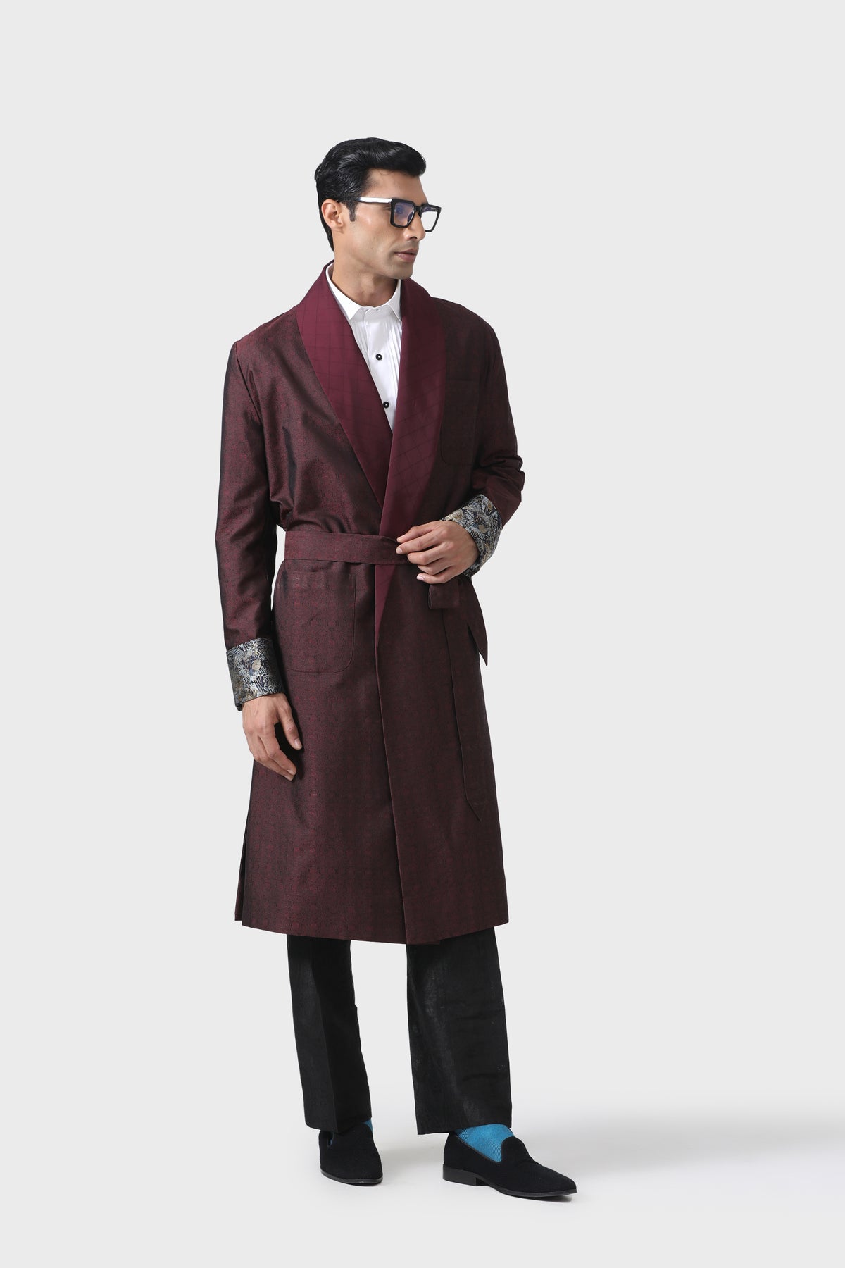 Wine Maroon Robe