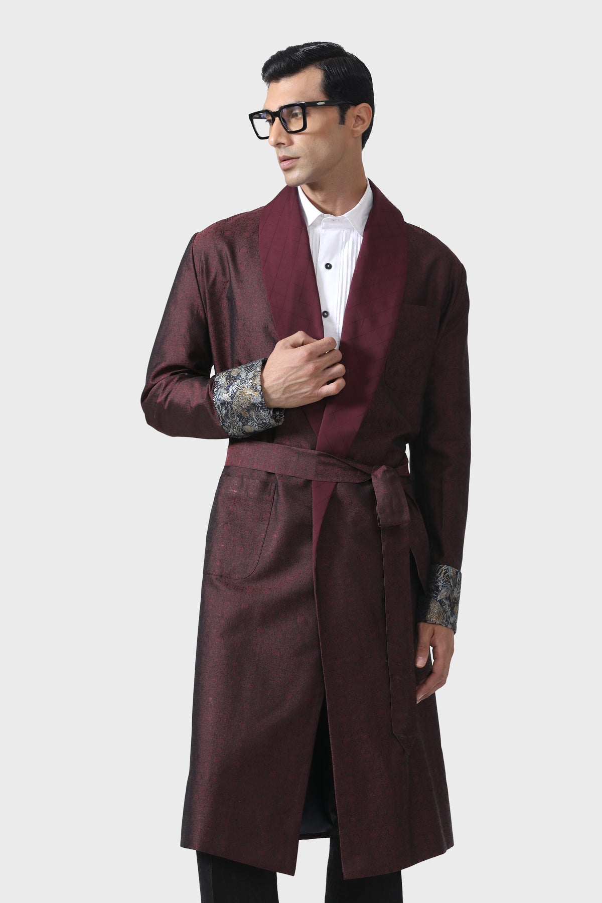 Wine Maroon Robe