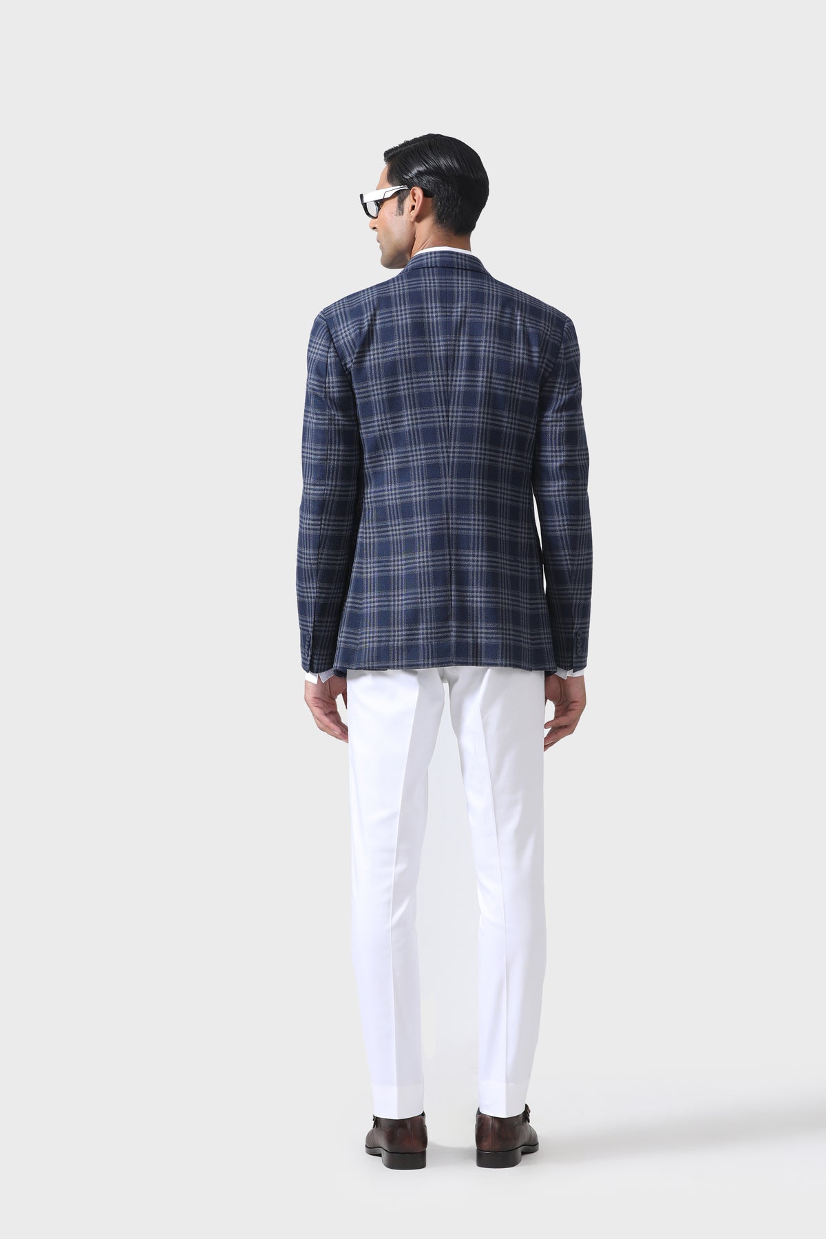 Elite Explorer&#39;s Checks Tuxedo Jacket