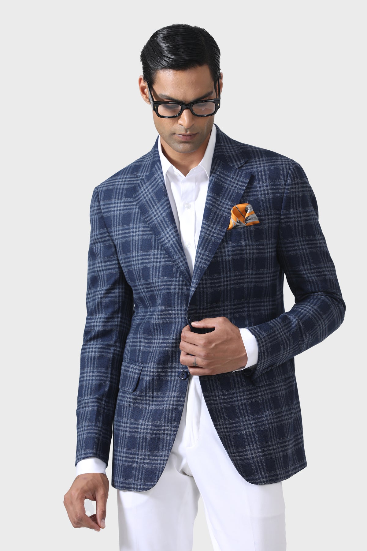 Elite Explorer&#39;s Checks Tuxedo Jacket