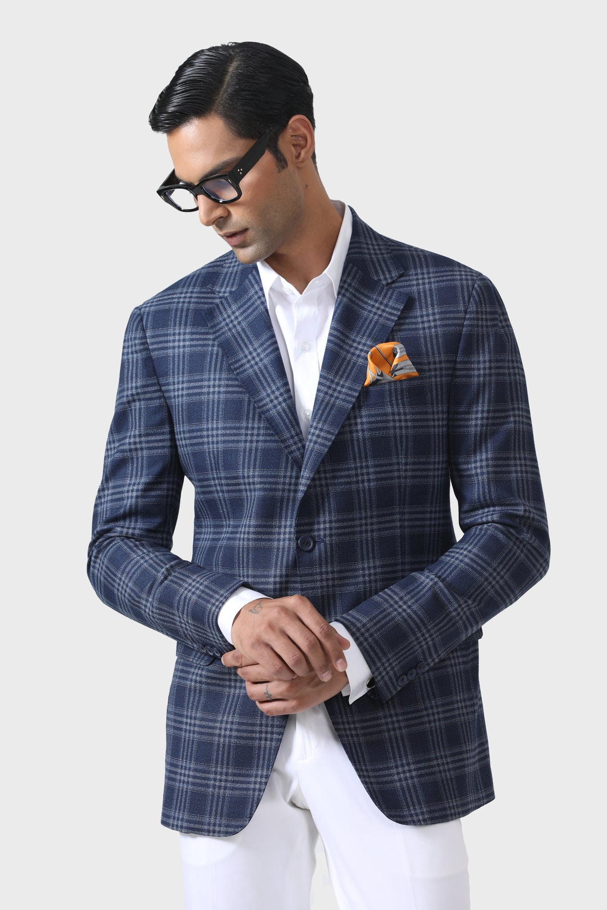 Elite Explorer&#39;s Checks Tuxedo Jacket