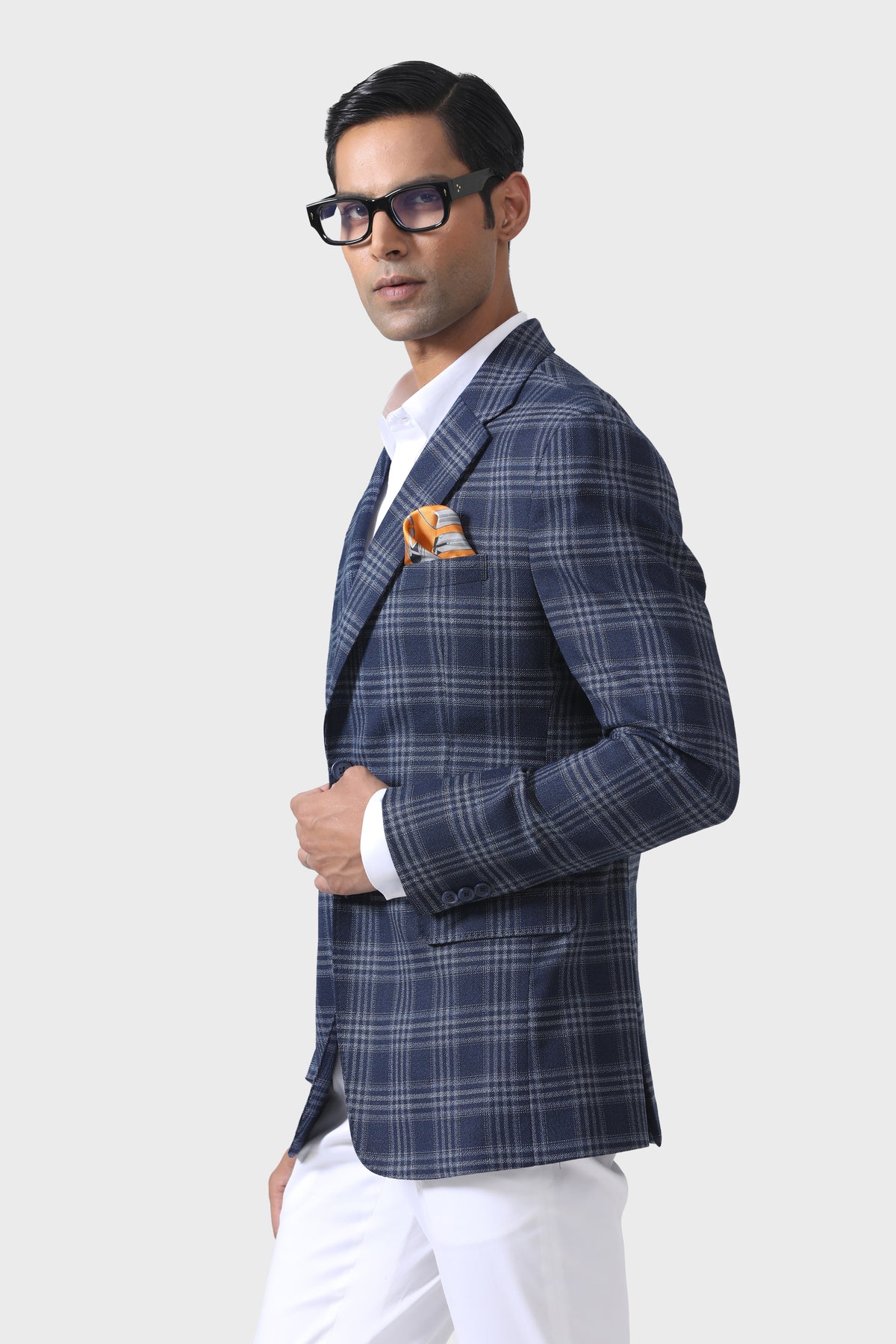 Elite Explorer&#39;s Checks Tuxedo Jacket