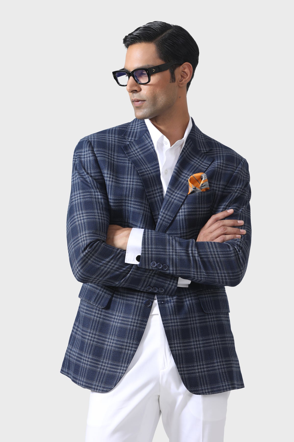 Elite Explorer&#39;s Checks Tuxedo Jacket