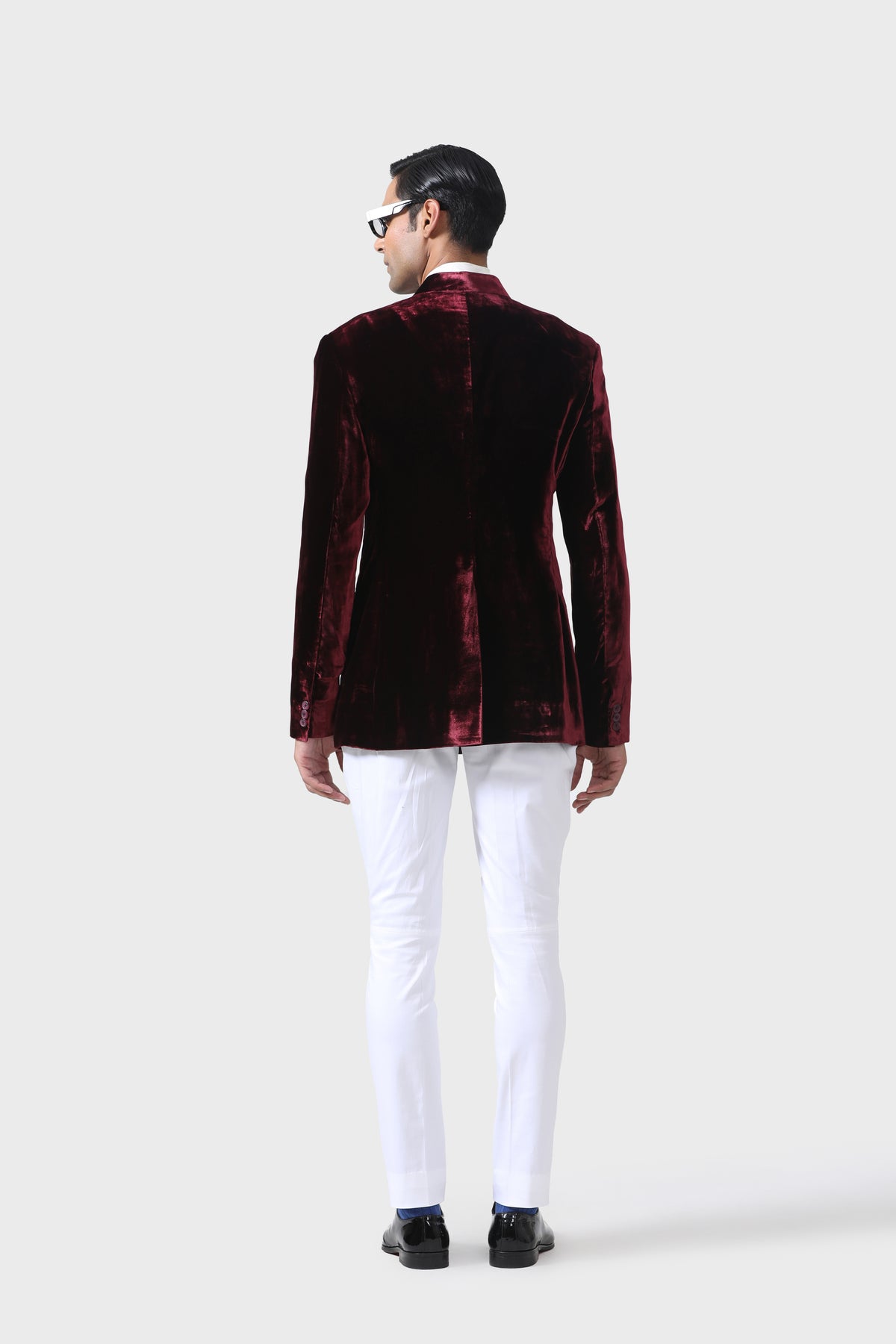 Elegance Handmade Maroon Bandhgala Jacket