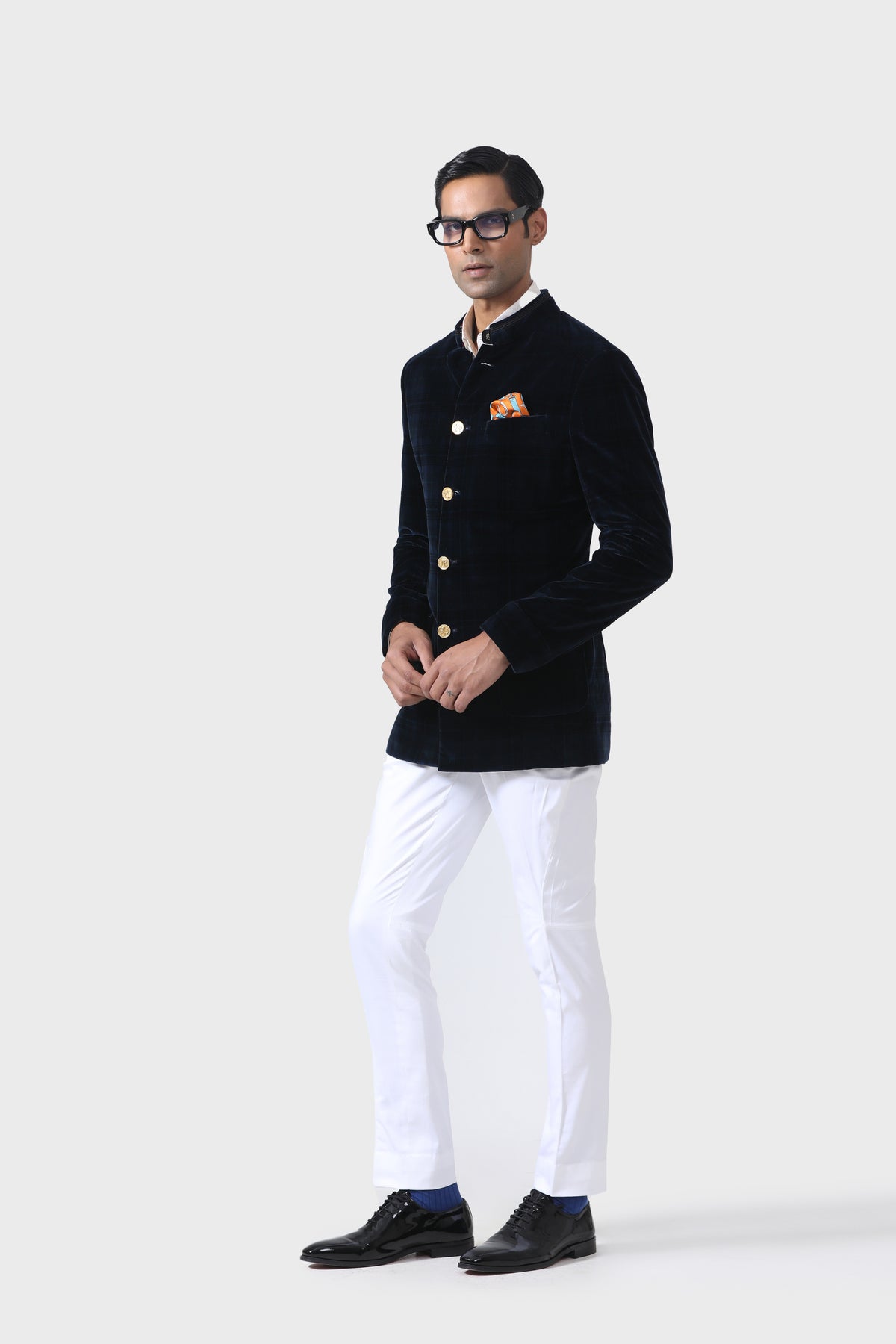 Regal Elegance Self Checks Bandhgala