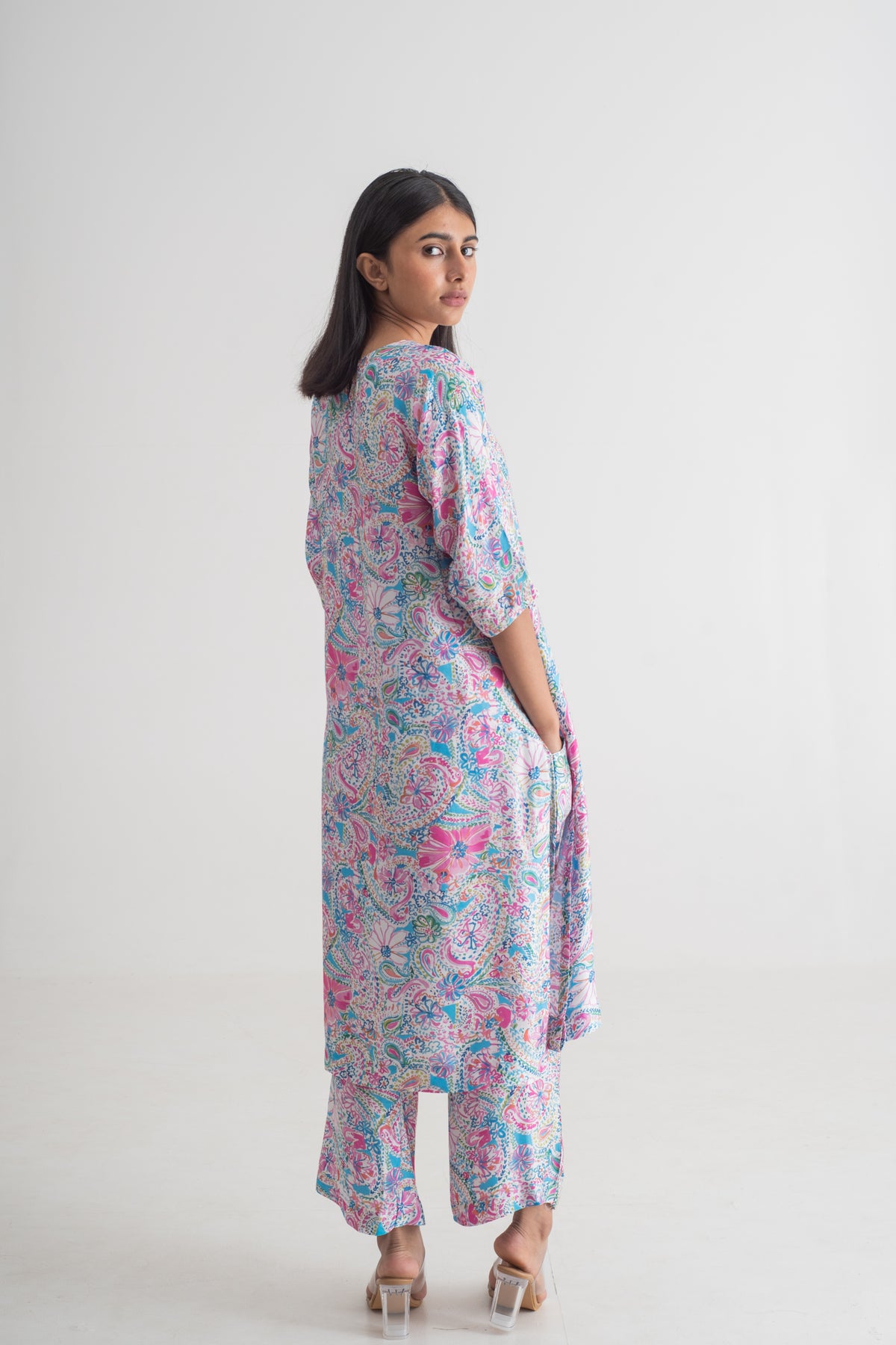 Multicolour Kurta Set