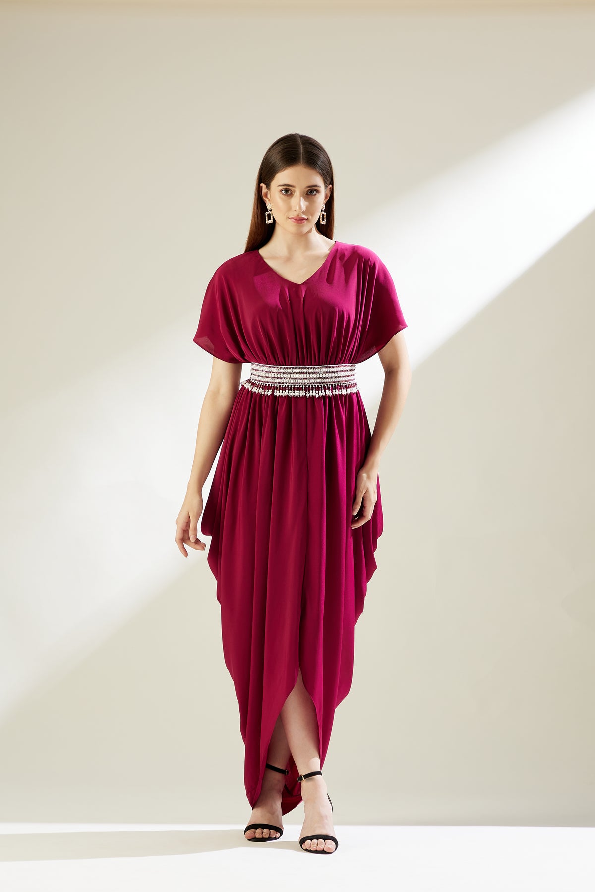 Sofie Ruby Cowl Dress