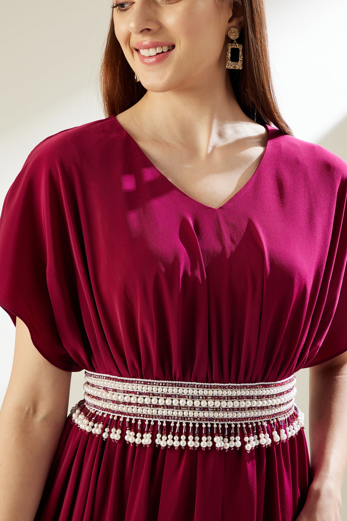 Sofie Ruby Cowl Dress