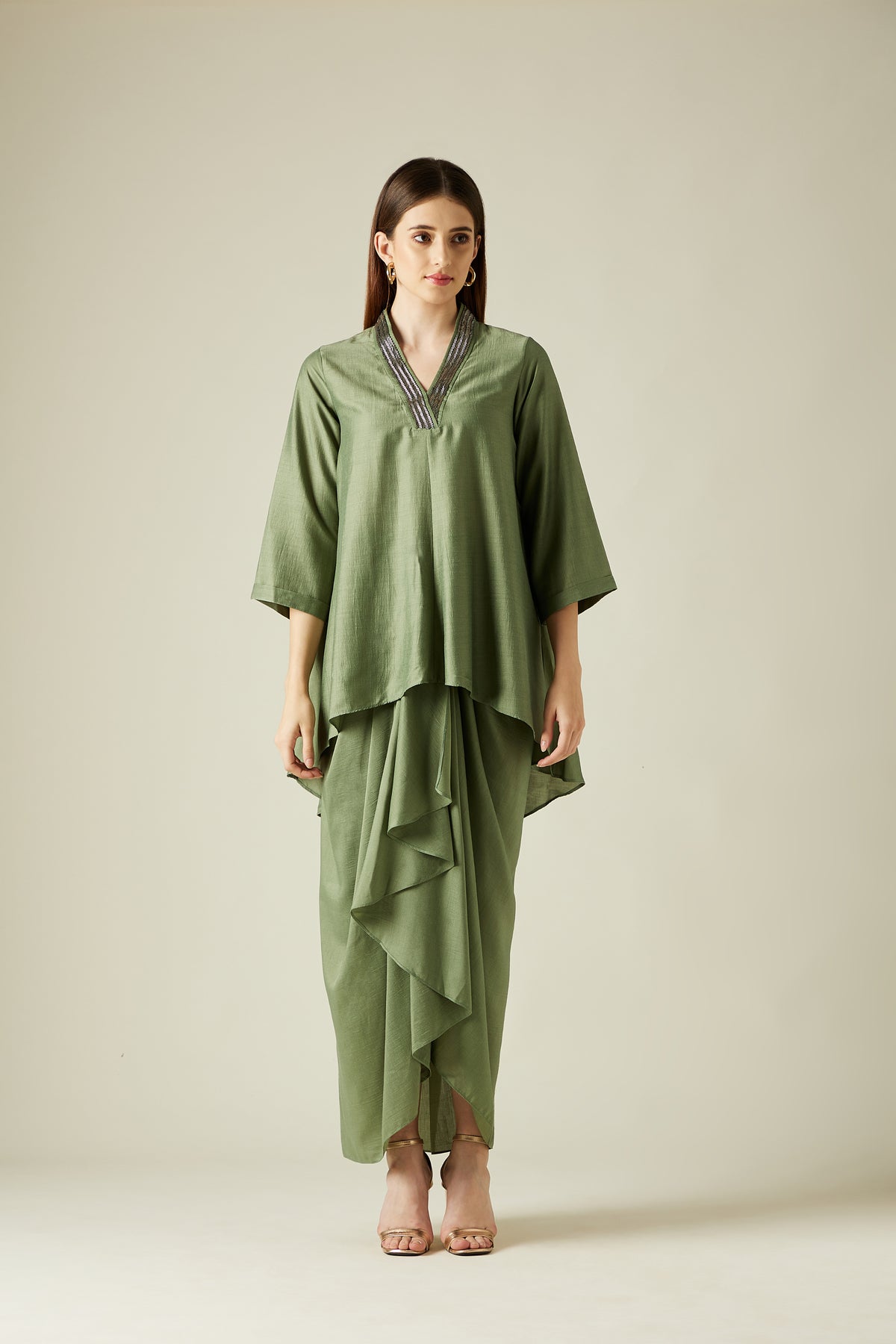 Fern Green Tunic Set