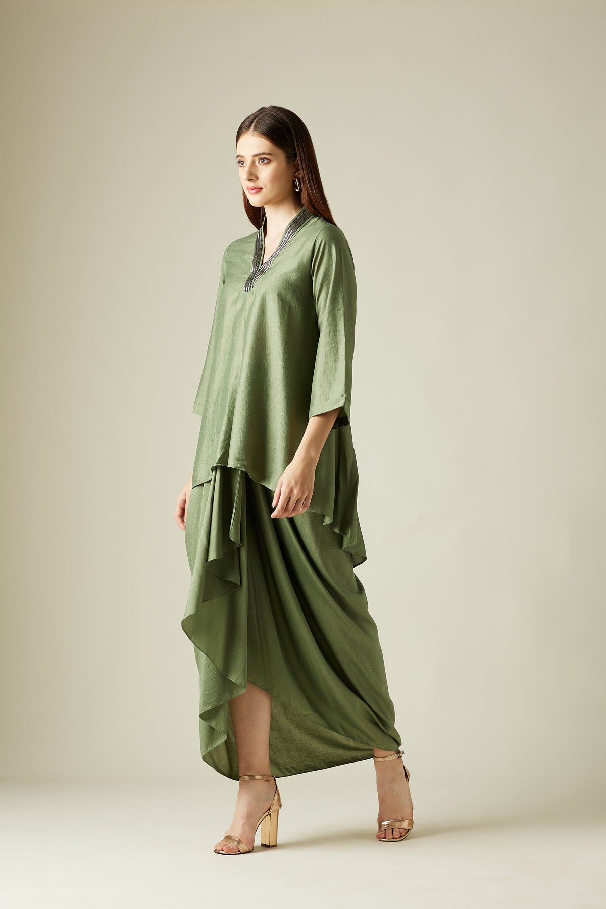 Fern Green Tunic Set