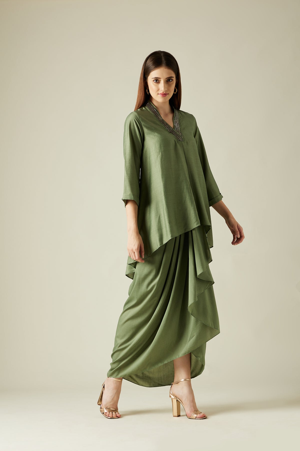 Fern Green Tunic Set