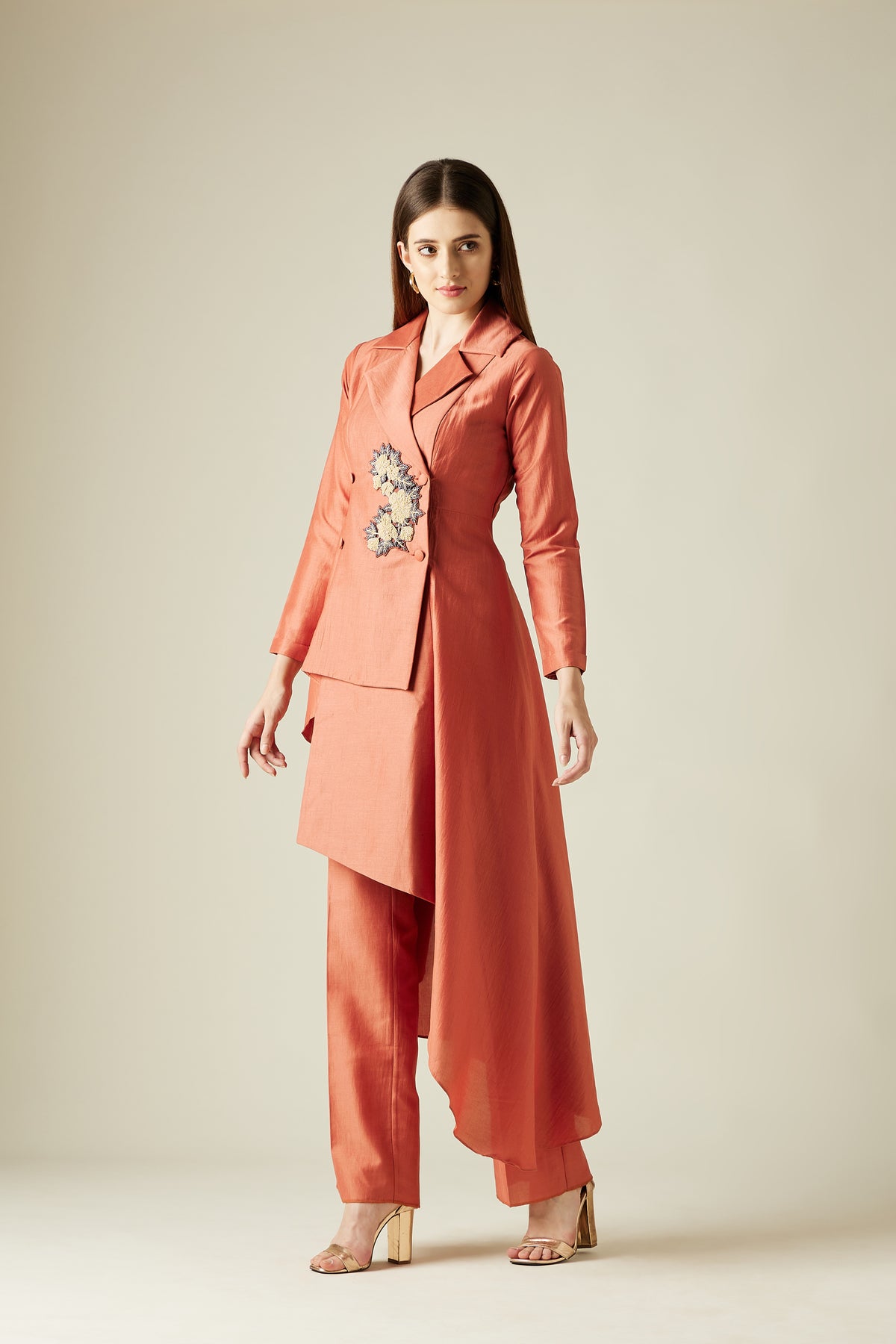 Orange Bloom Co-ord Set