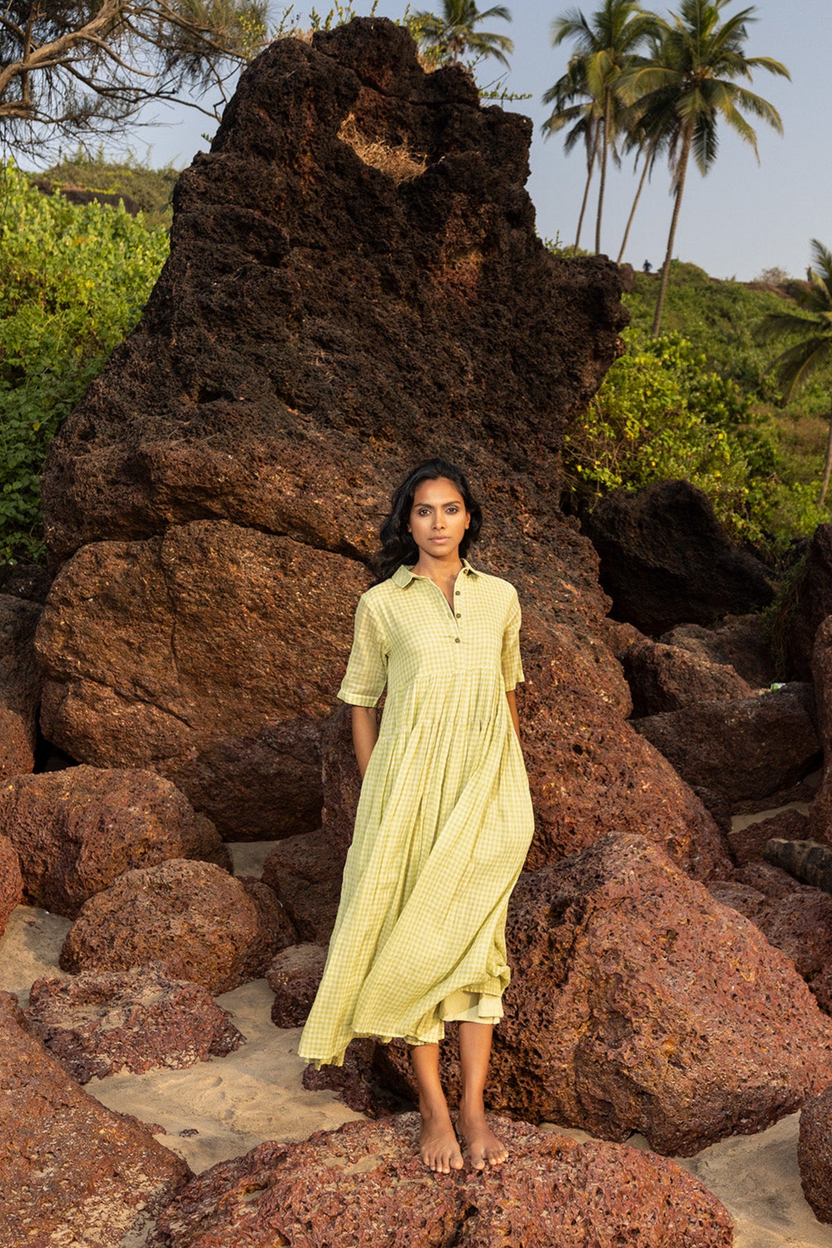 Check Forest Dress