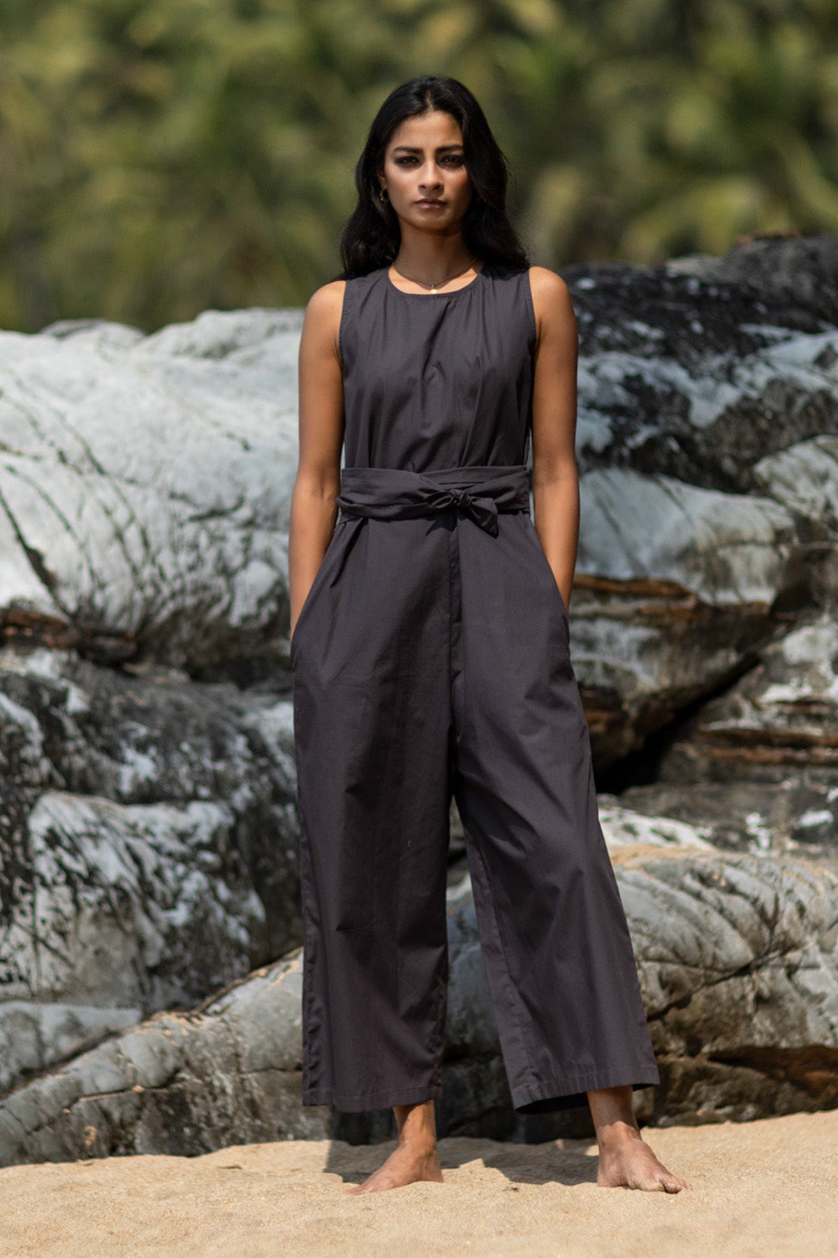 Chisel Charcoal Jumpsuit