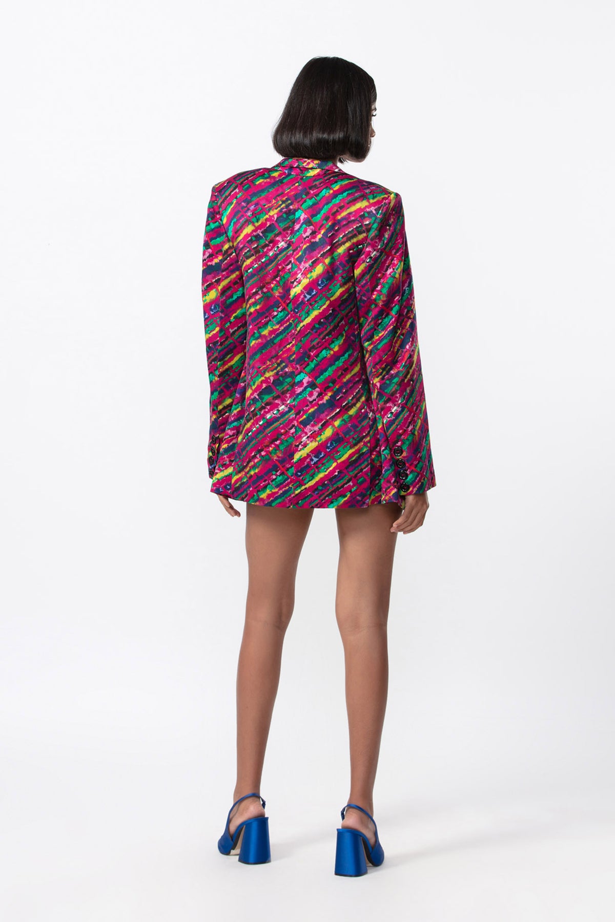 Leheeriya Printed Jacket Dress