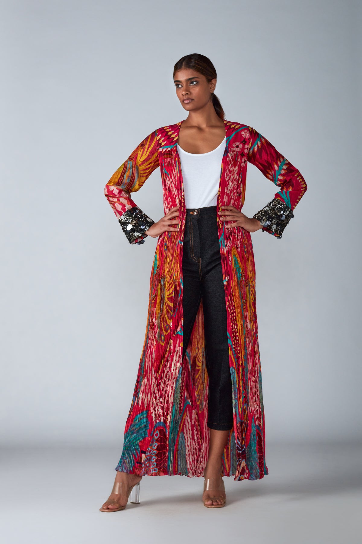 Bird Print Cape