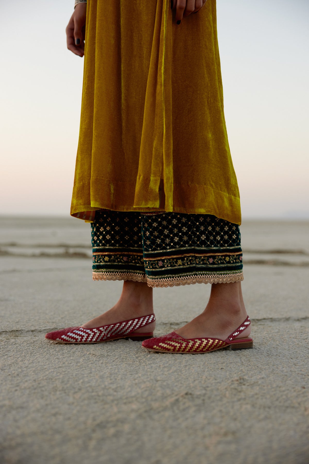 Mustard Yellow Kurta Set