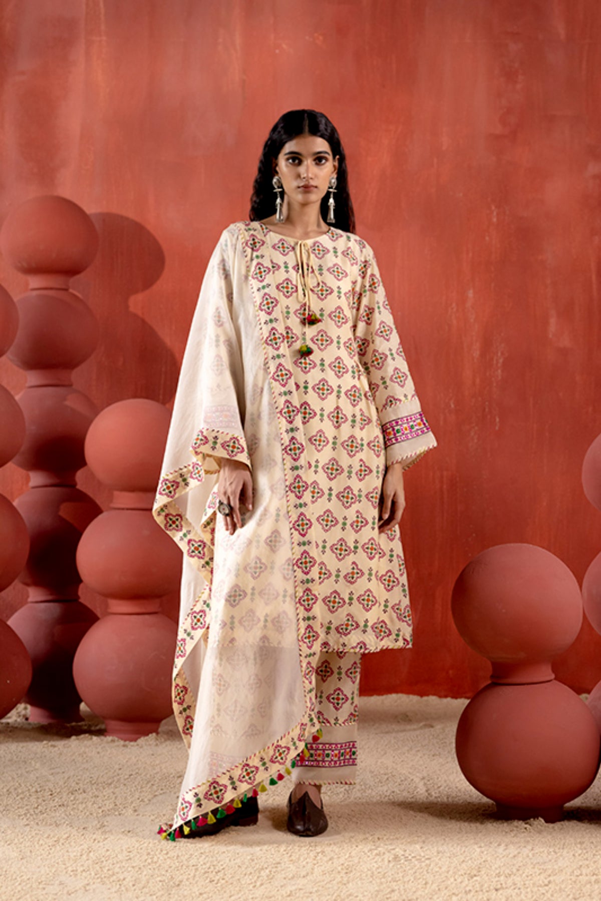 Badami kurta set