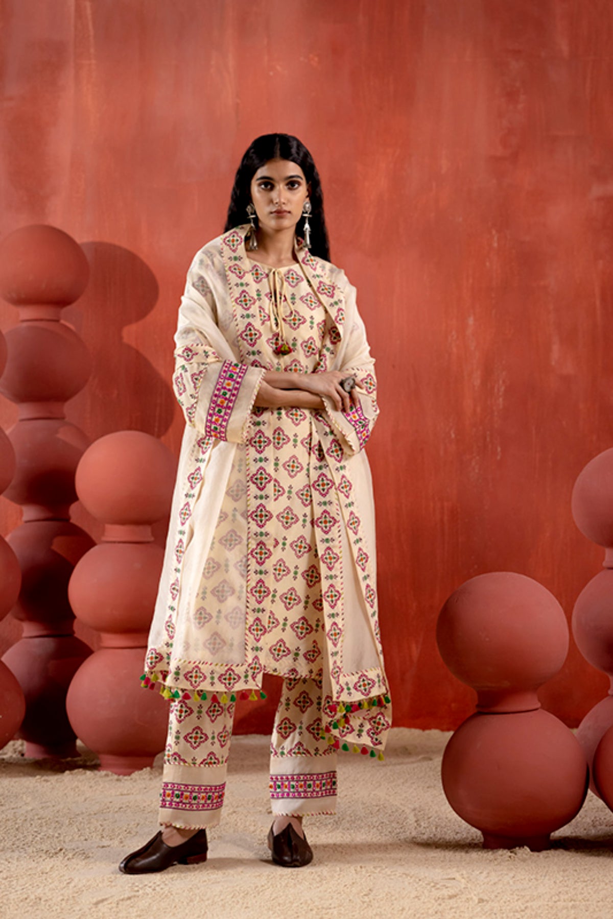 Badami kurta set