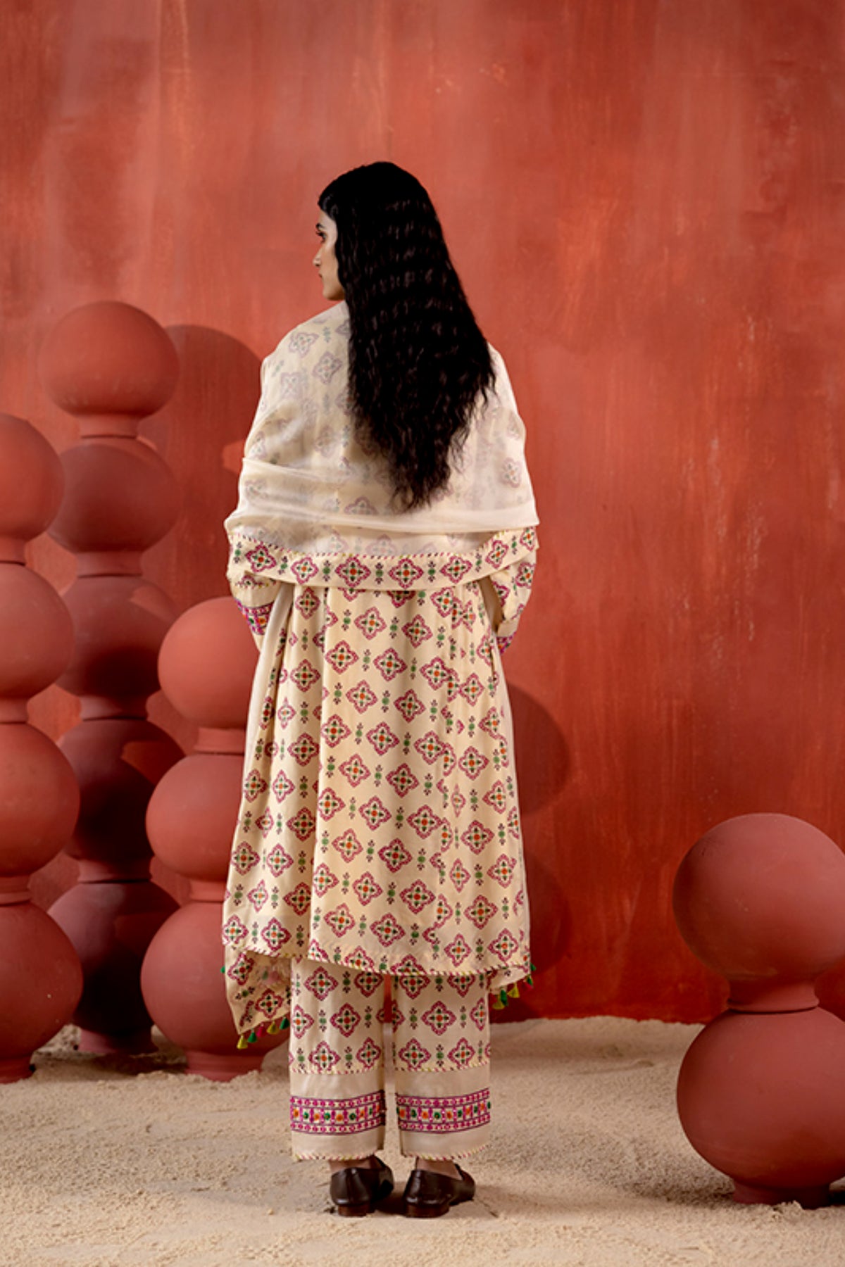 Badami kurta set