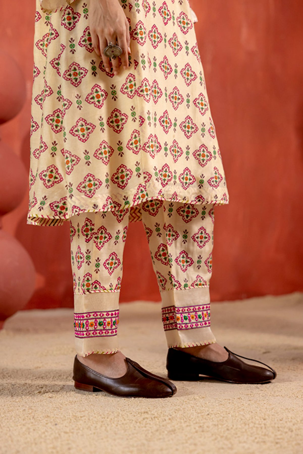 Badami kurta set
