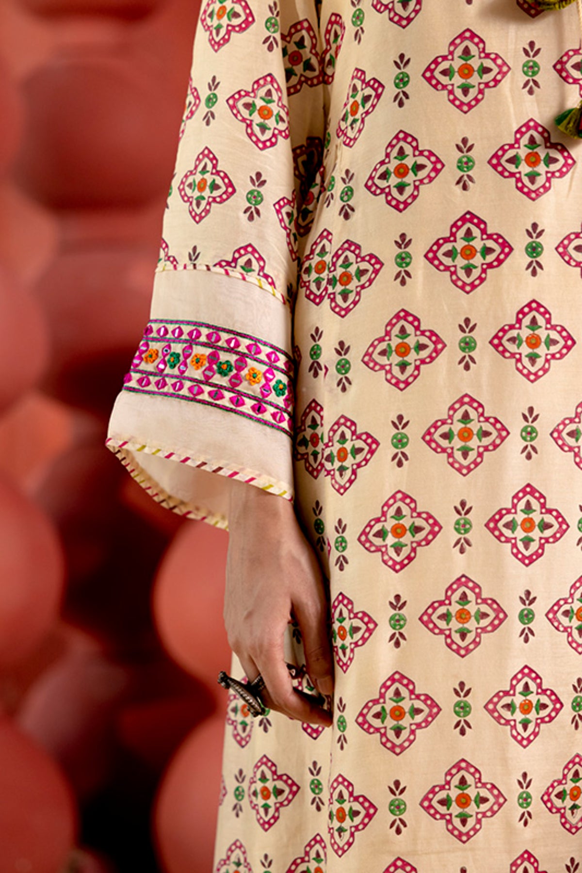 Badami kurta set