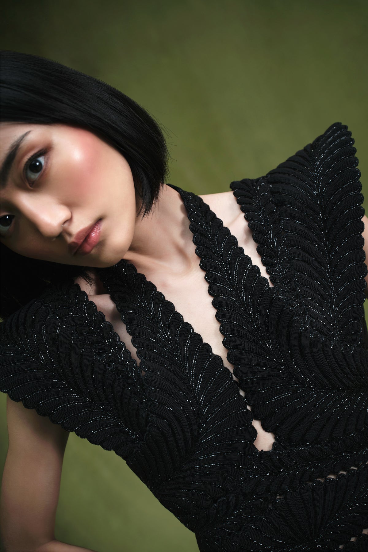 The Warrior Goddess Criss-cross Mini Dress