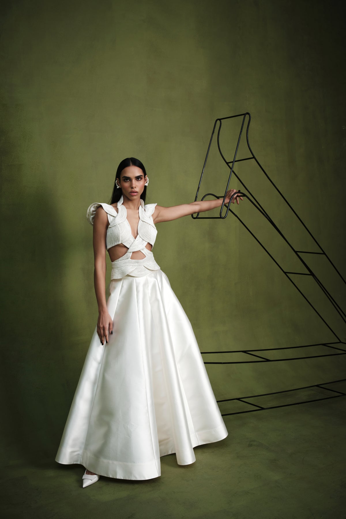 The Swirling Sea Accordion Harness And Skirt