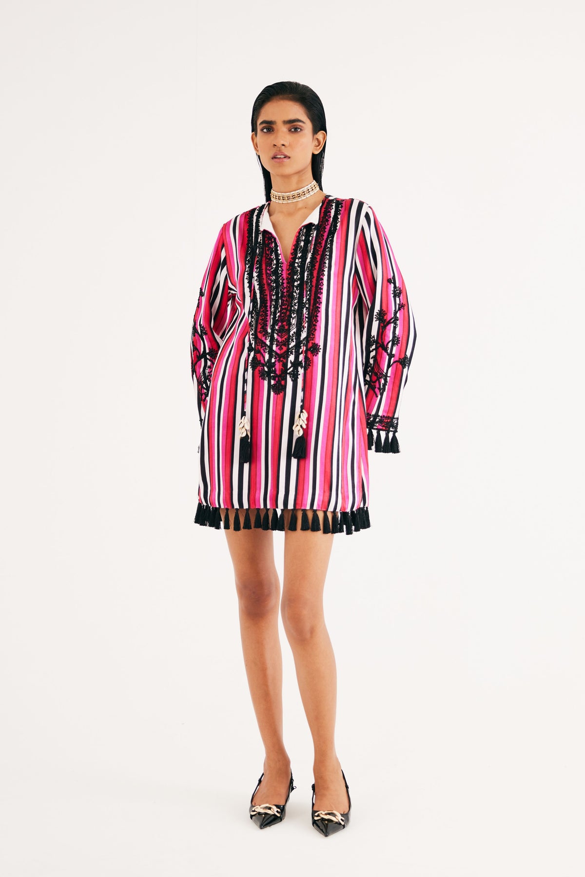 Rani Pink Embroidered Tunic