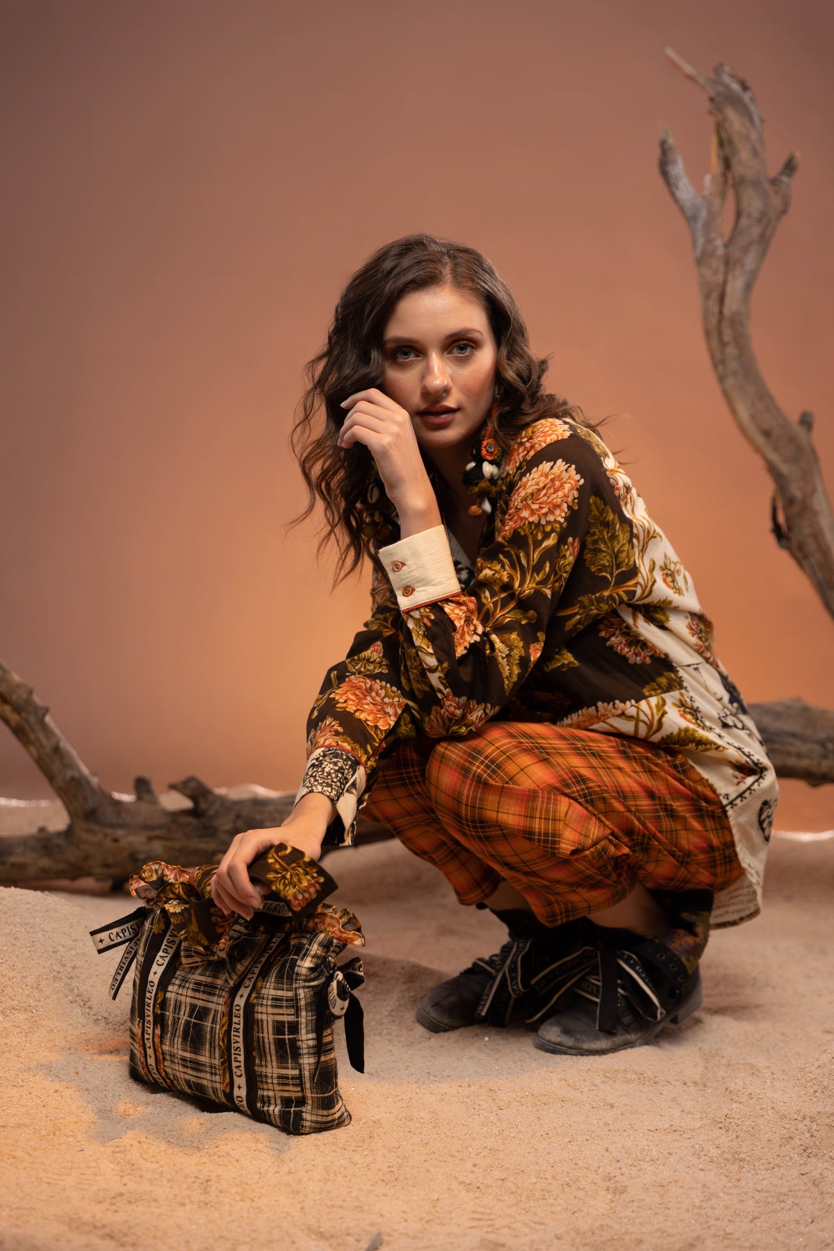Odoko Multi Panel Printed Unisex Shirt
