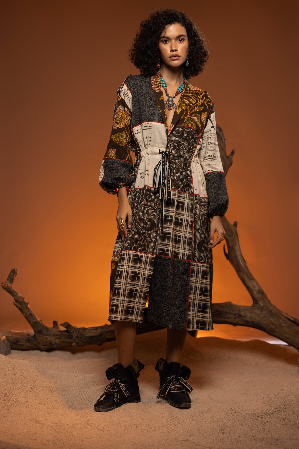 Willow Multi Panel Cotton Lined Jacket