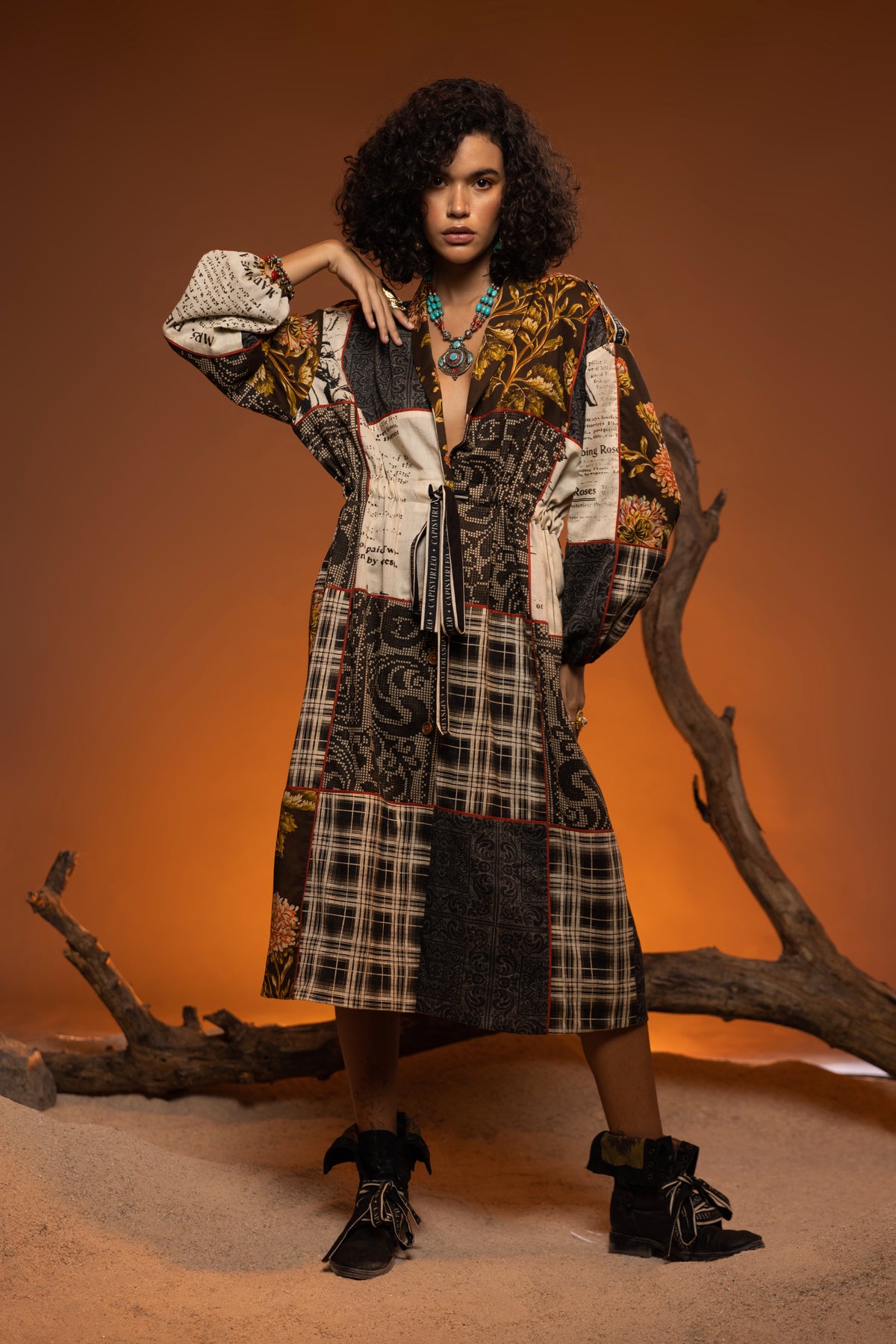 Willow Multi Panel Cotton Lined Jacket