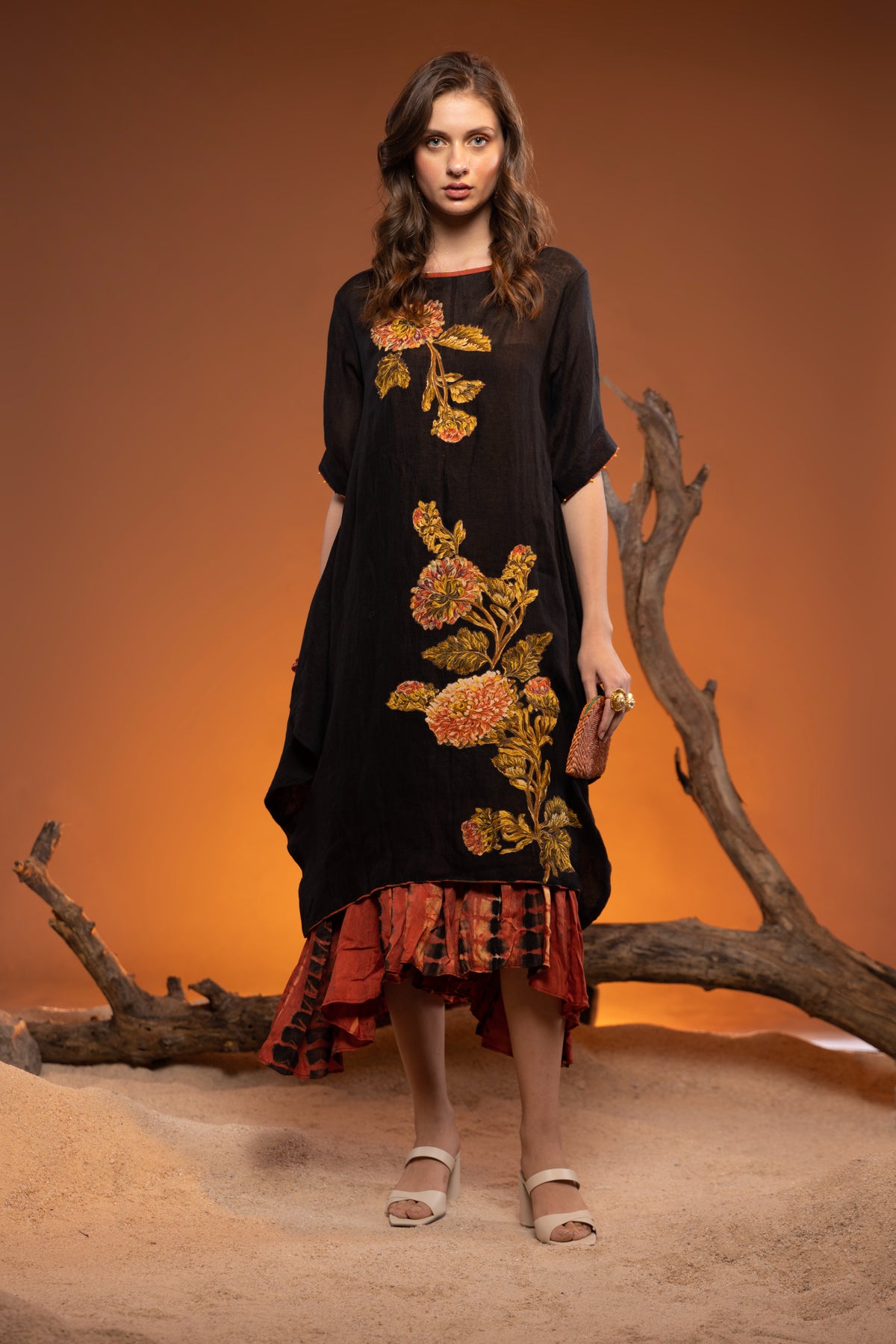Godiva Round Neck Boho Tunic
