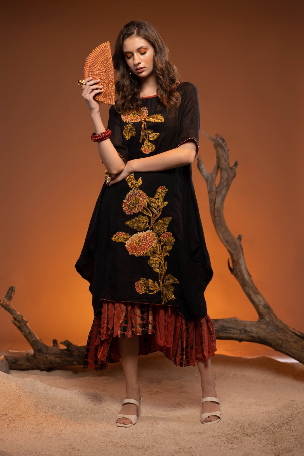 Godiva Round Neck Boho Tunic