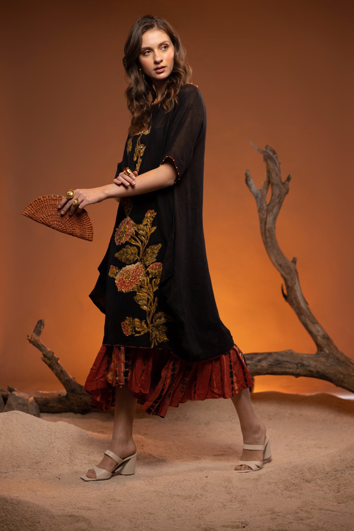 Godiva Round Neck Boho Tunic