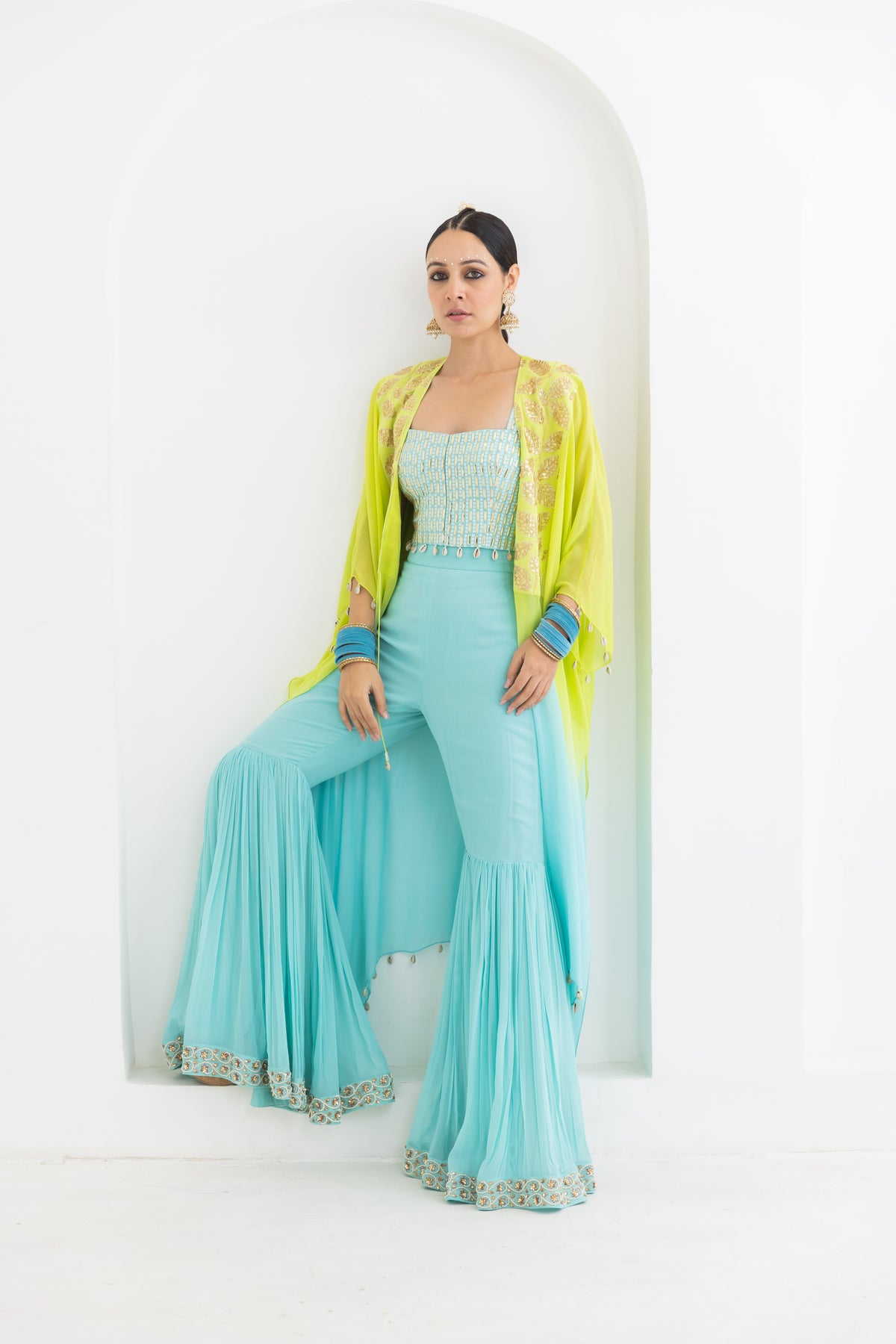 Mogra shrara Set