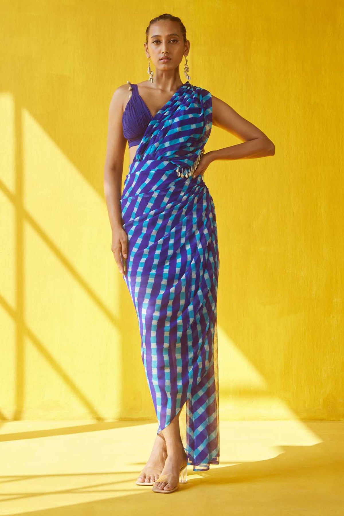 Sia Draped Skirt Set