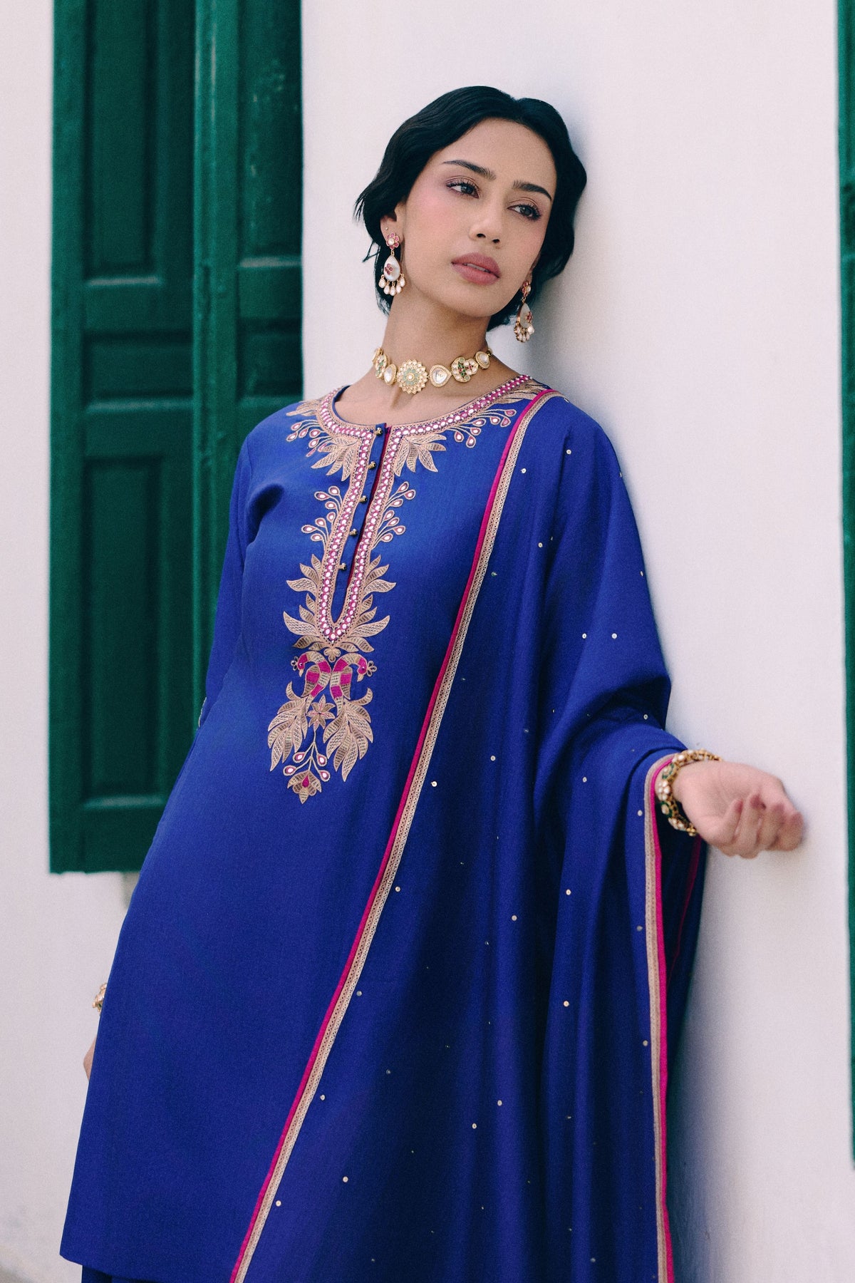 Neel Mor Sharara Set