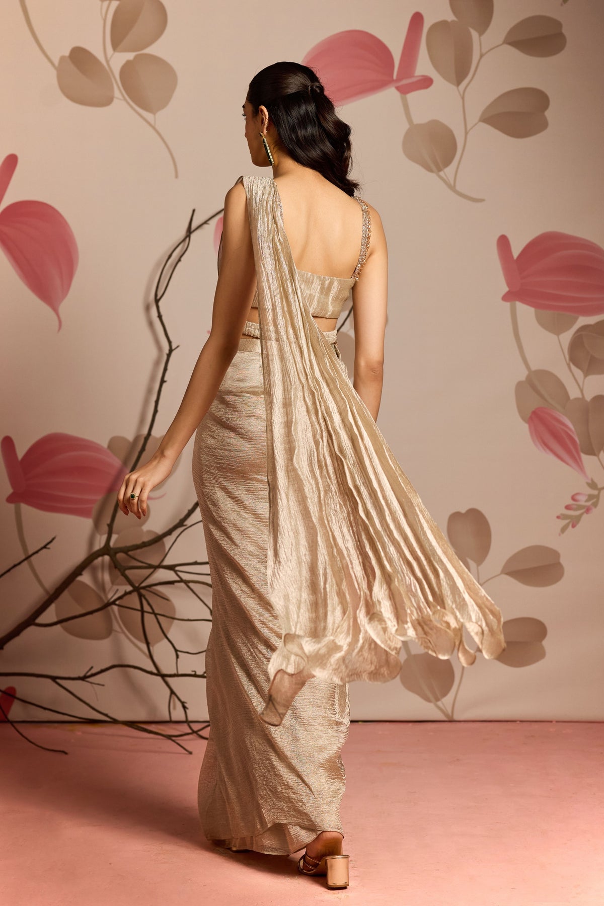 Zinnia Drape Saree