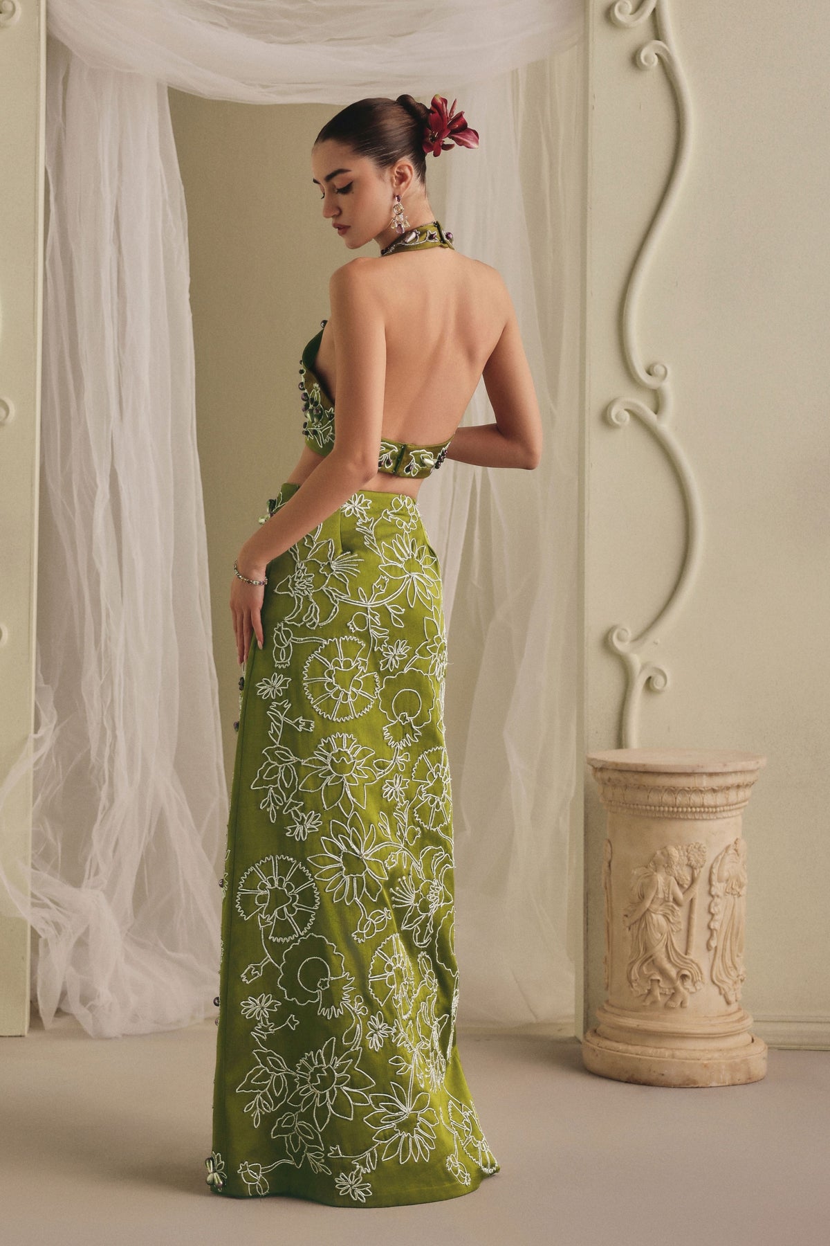 Gaji Silk Lehenga Set