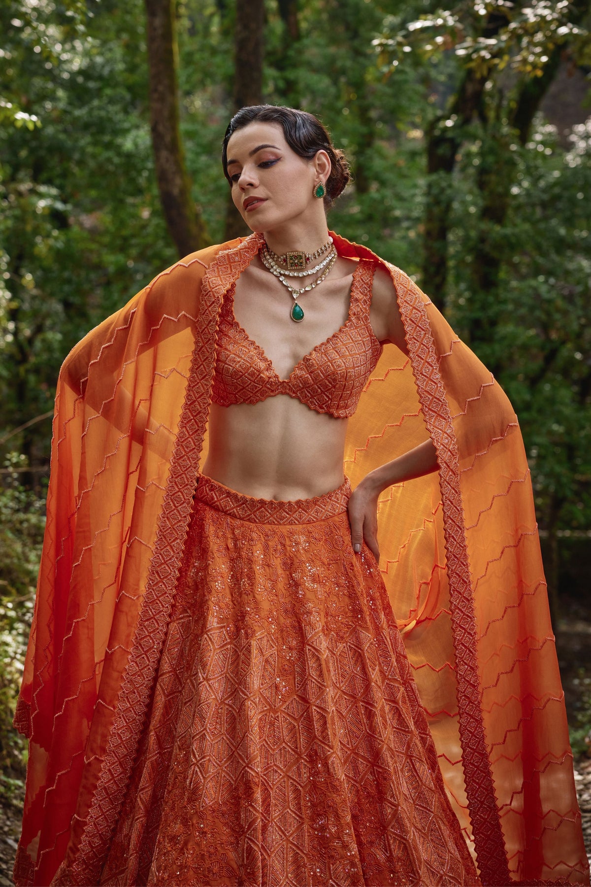 Sunset Lehenga Set